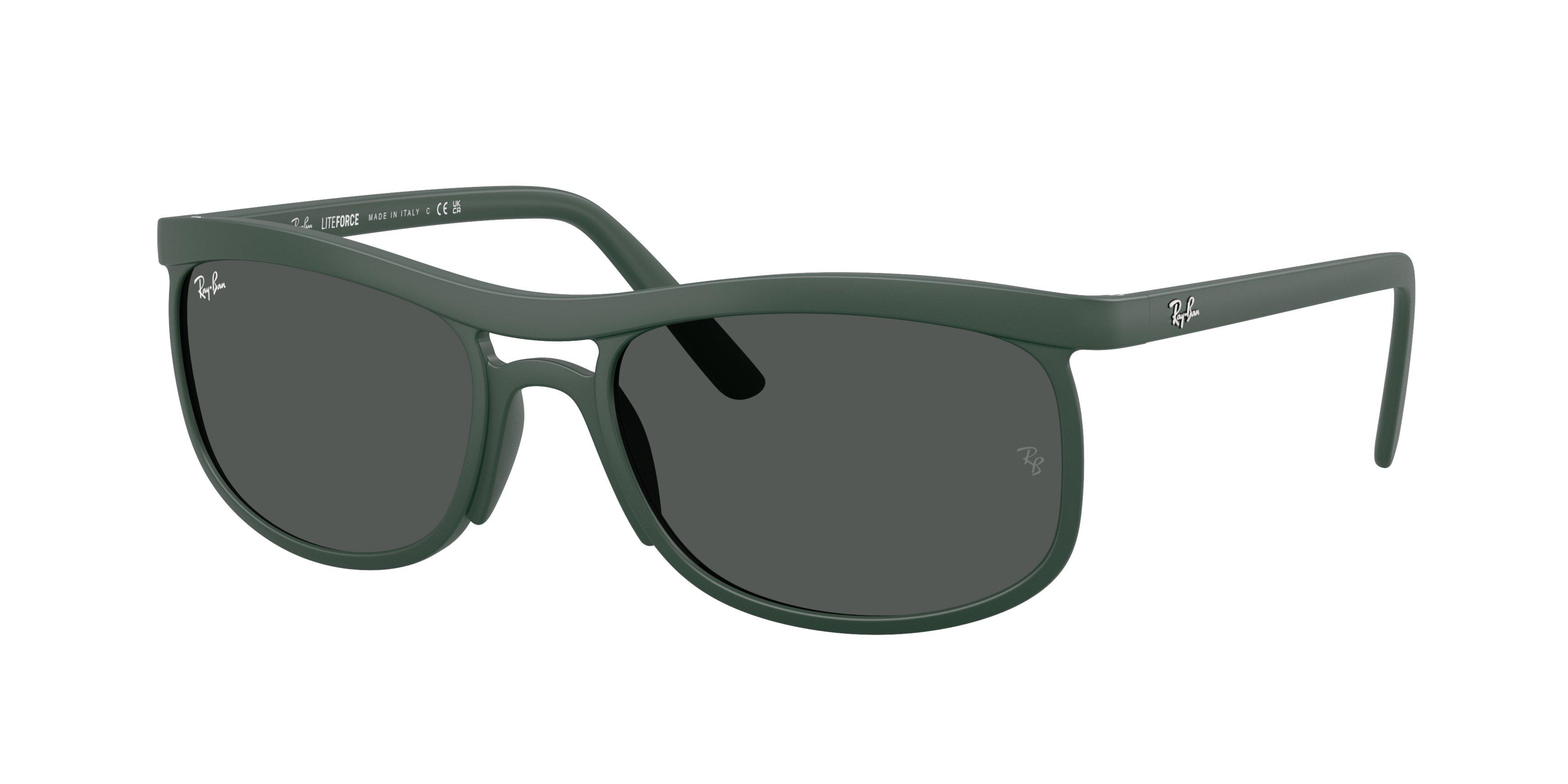 Ray-Ban RB4452 Grey Sunglasses - Green - GREEN/GREY Thumbnail View 1