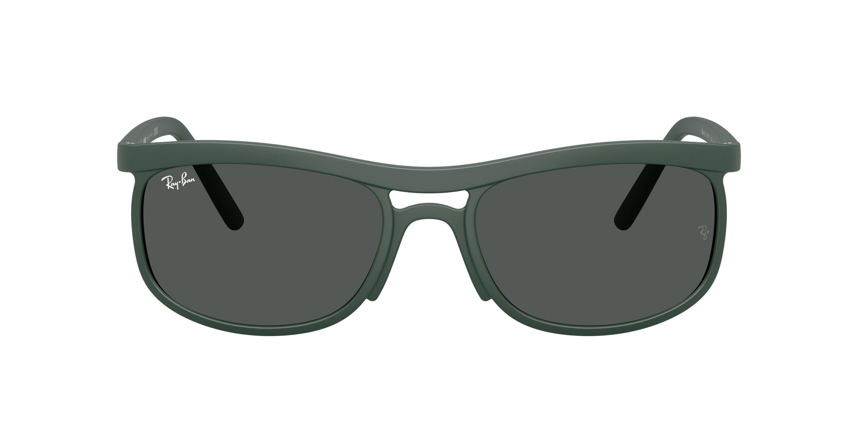 Ray-Ban RB4452 Grey Sunglasses - Green - GREEN/GREY Thumbnail View 3