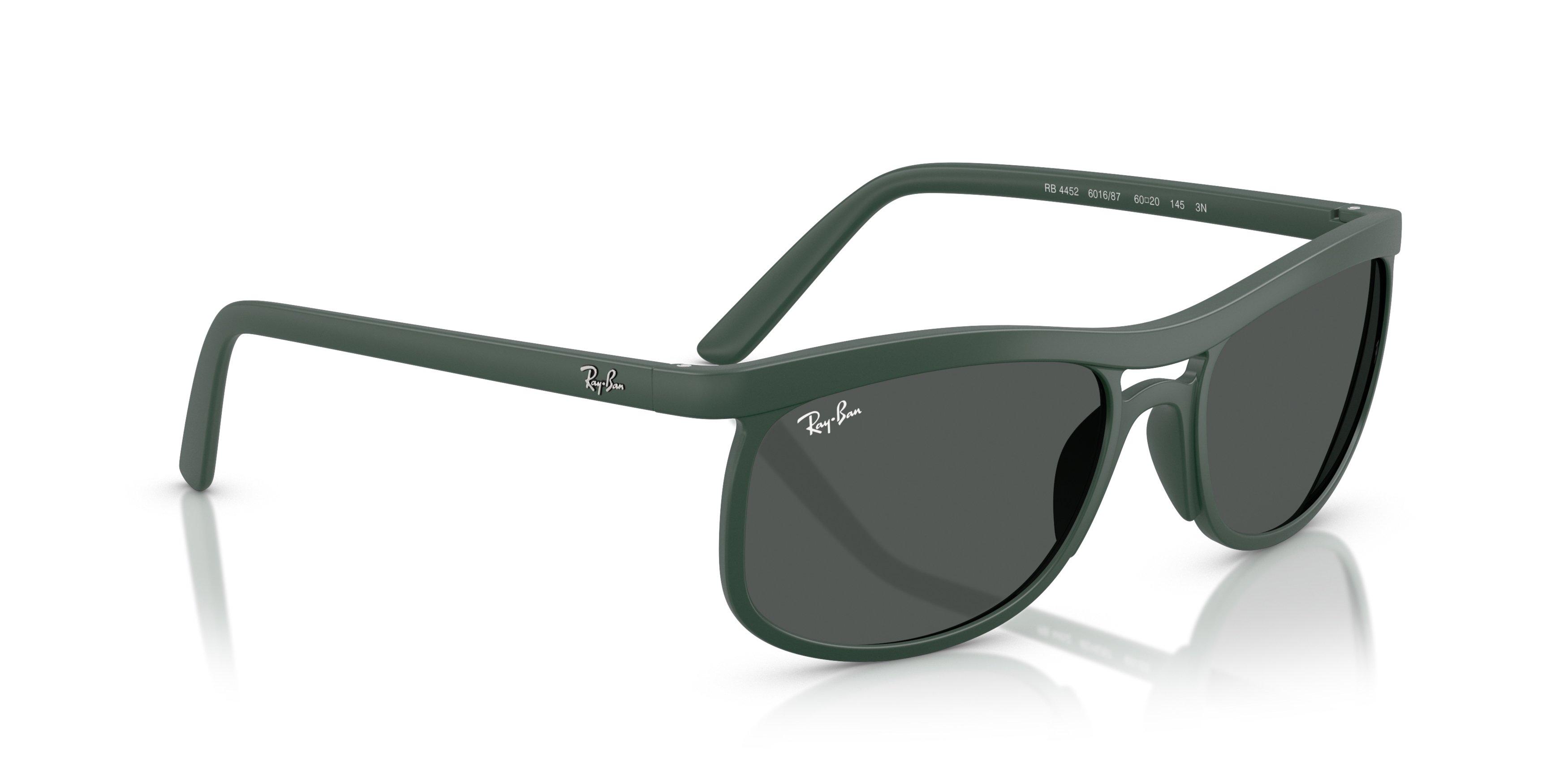 Ray-Ban RB4452 Grey Sunglasses - Green - GREEN/GREY Thumbnail View 4