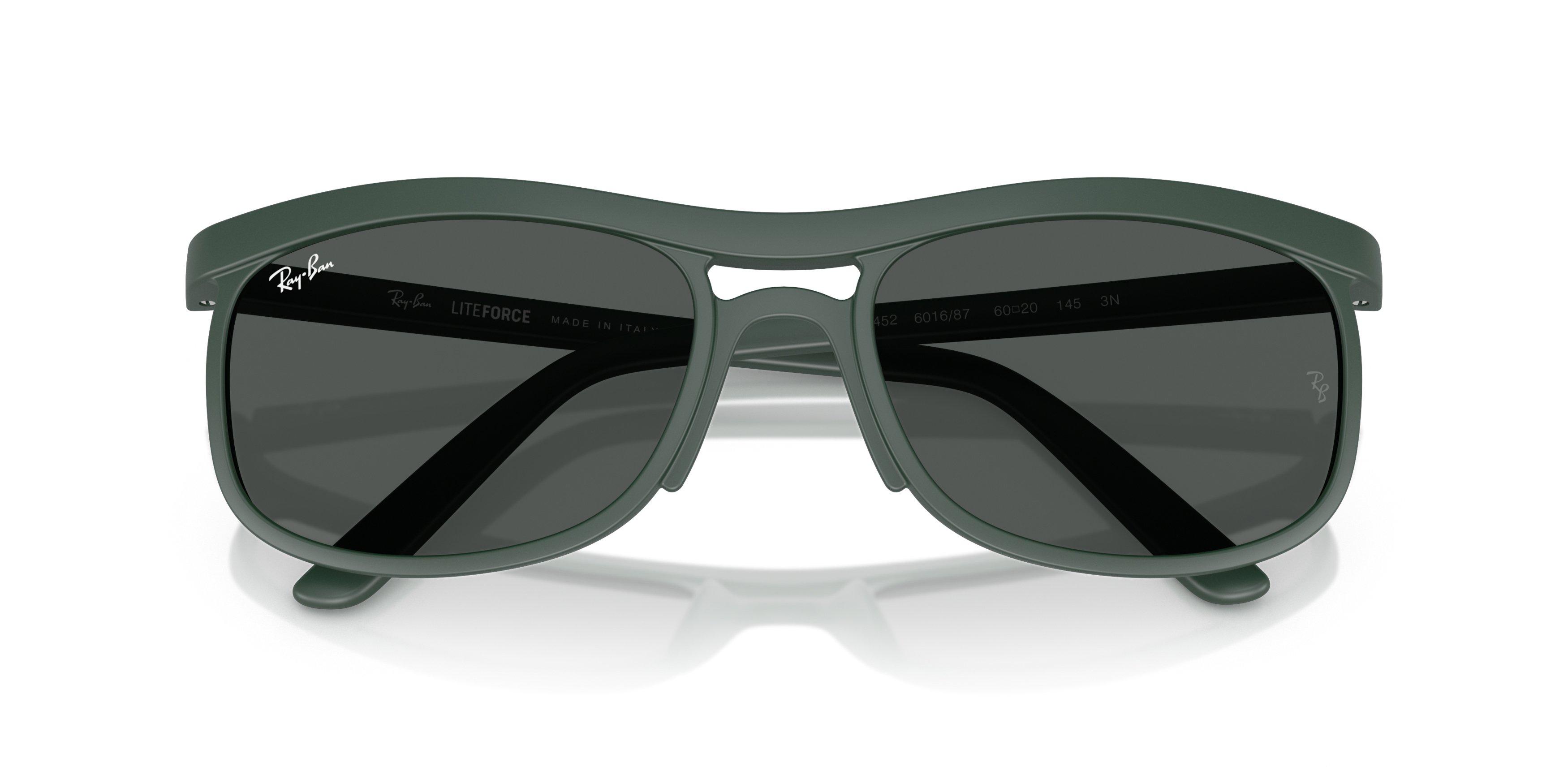 Ray-Ban RB4452 Grey Sunglasses - Green - GREEN/GREY Thumbnail View 5