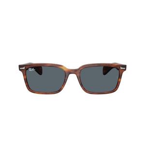 Ray-Ban Brunel Blue Sunglasses - Striped Havana - BROWN/BLUE