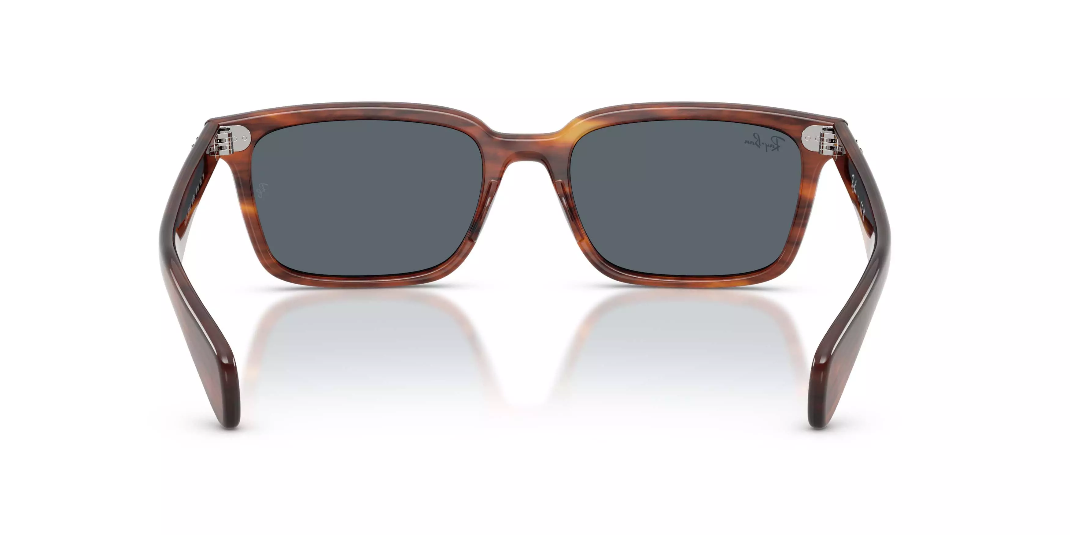 Ray-Ban Brunel Blue Sunglasses - Striped Havana - BROWN/BLUE