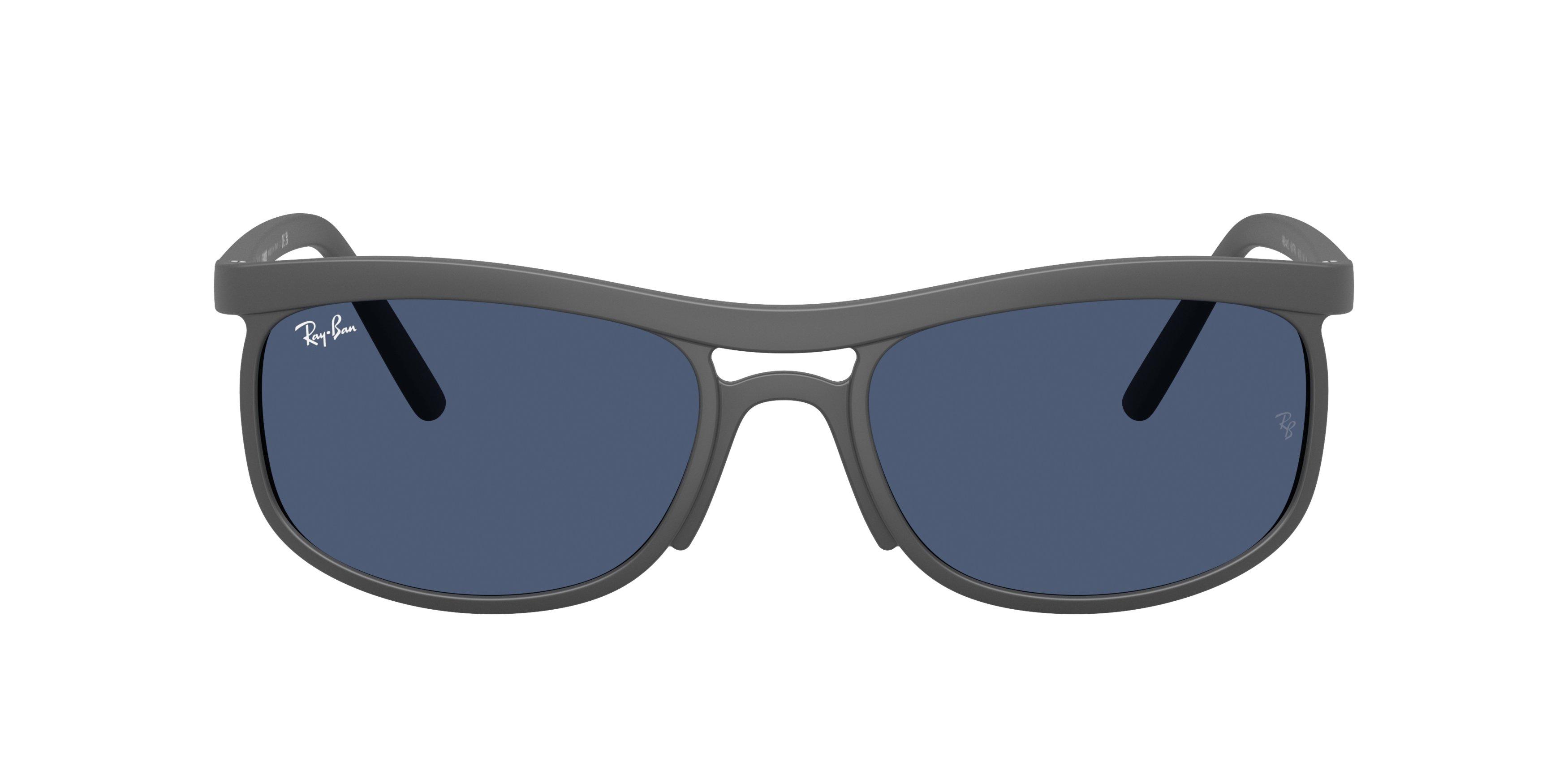 Ray-Ban RB4452 Blue Sunglasses - Grey - GREY/BLUE Thumbnail View 3