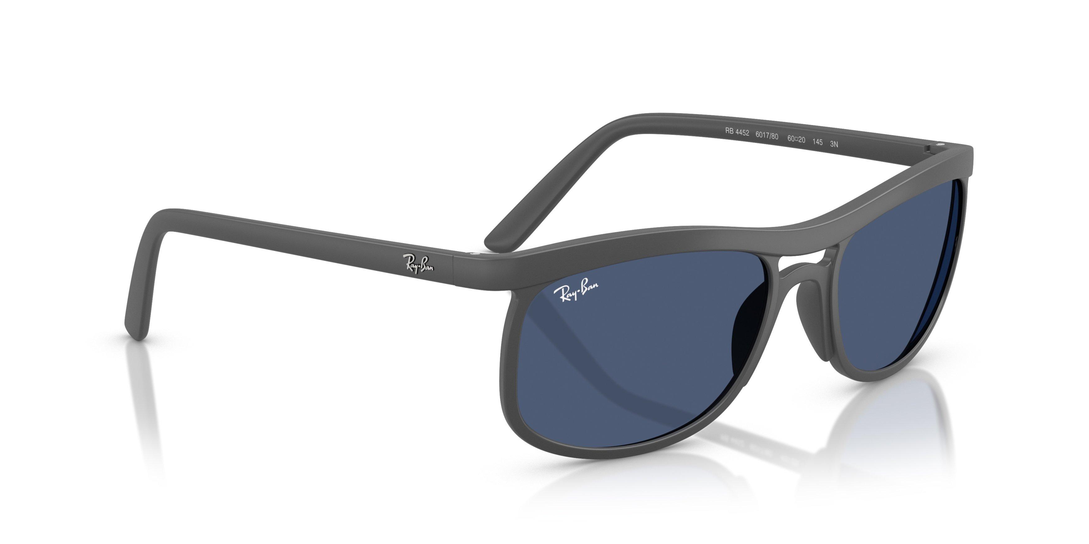 Ray-Ban RB4452 Blue Sunglasses - Grey - GREY/BLUE Thumbnail View 4
