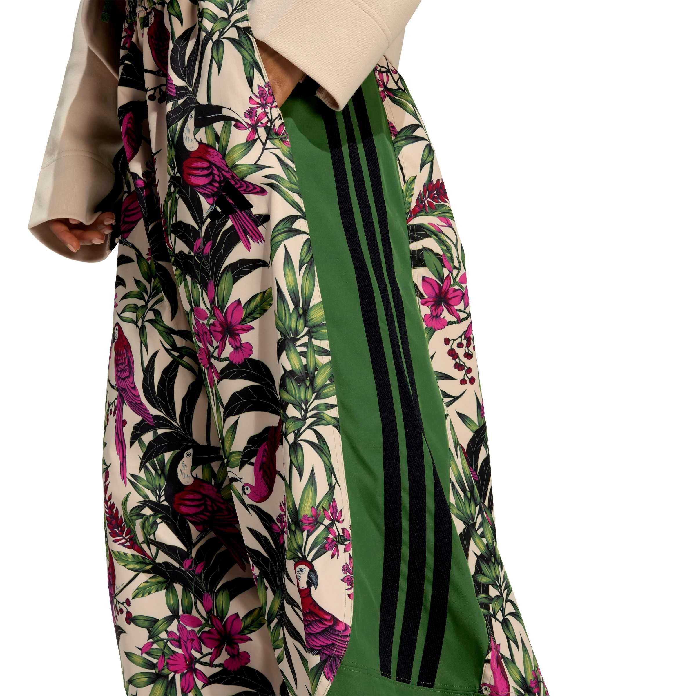 adidas Women's x FARM Rio Premium Pants - Green/White - GREEN/WHITE Thumbnail View 3