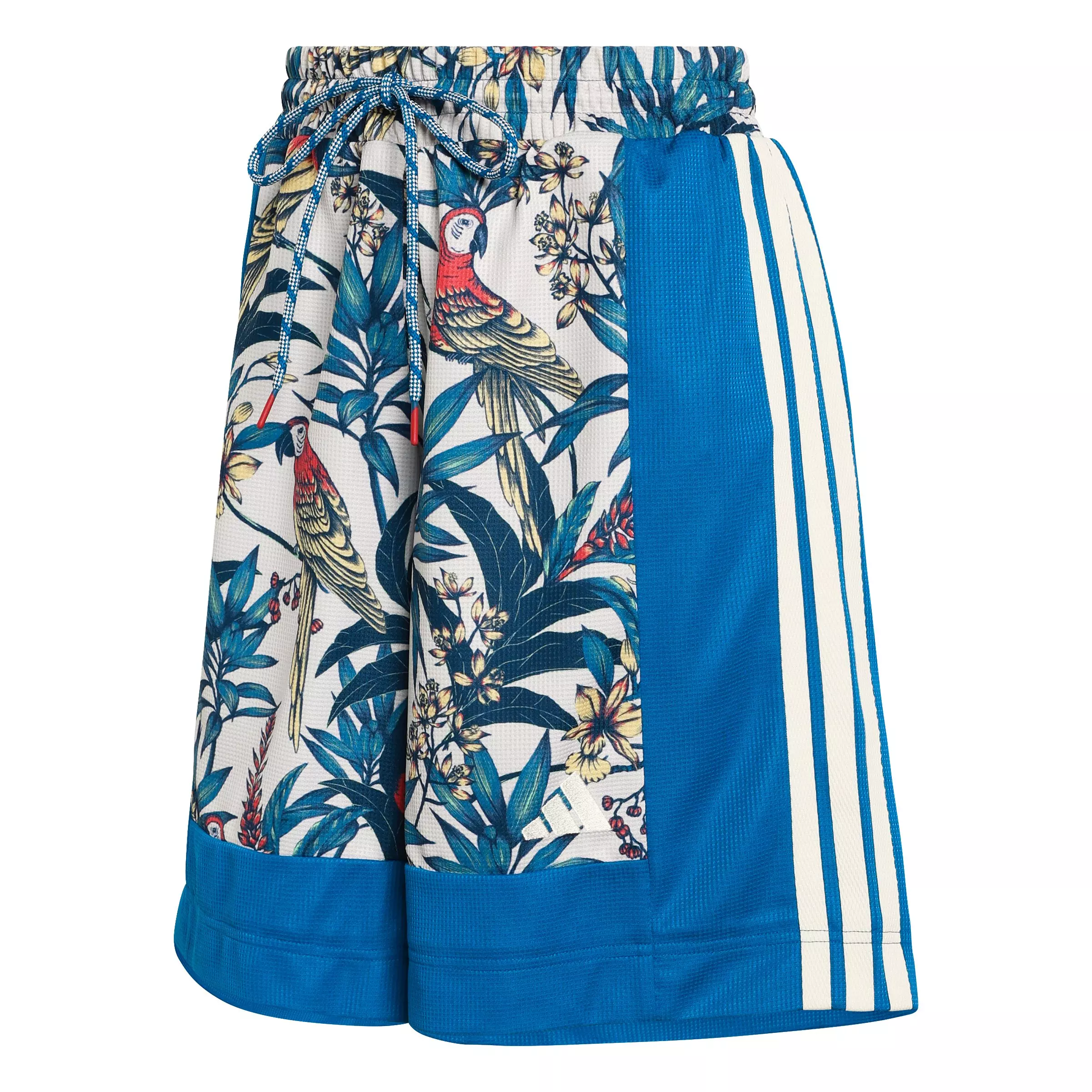 adidas Women's x FARM Rio Premium Shorts - Blue/White - BLUE/WHITE