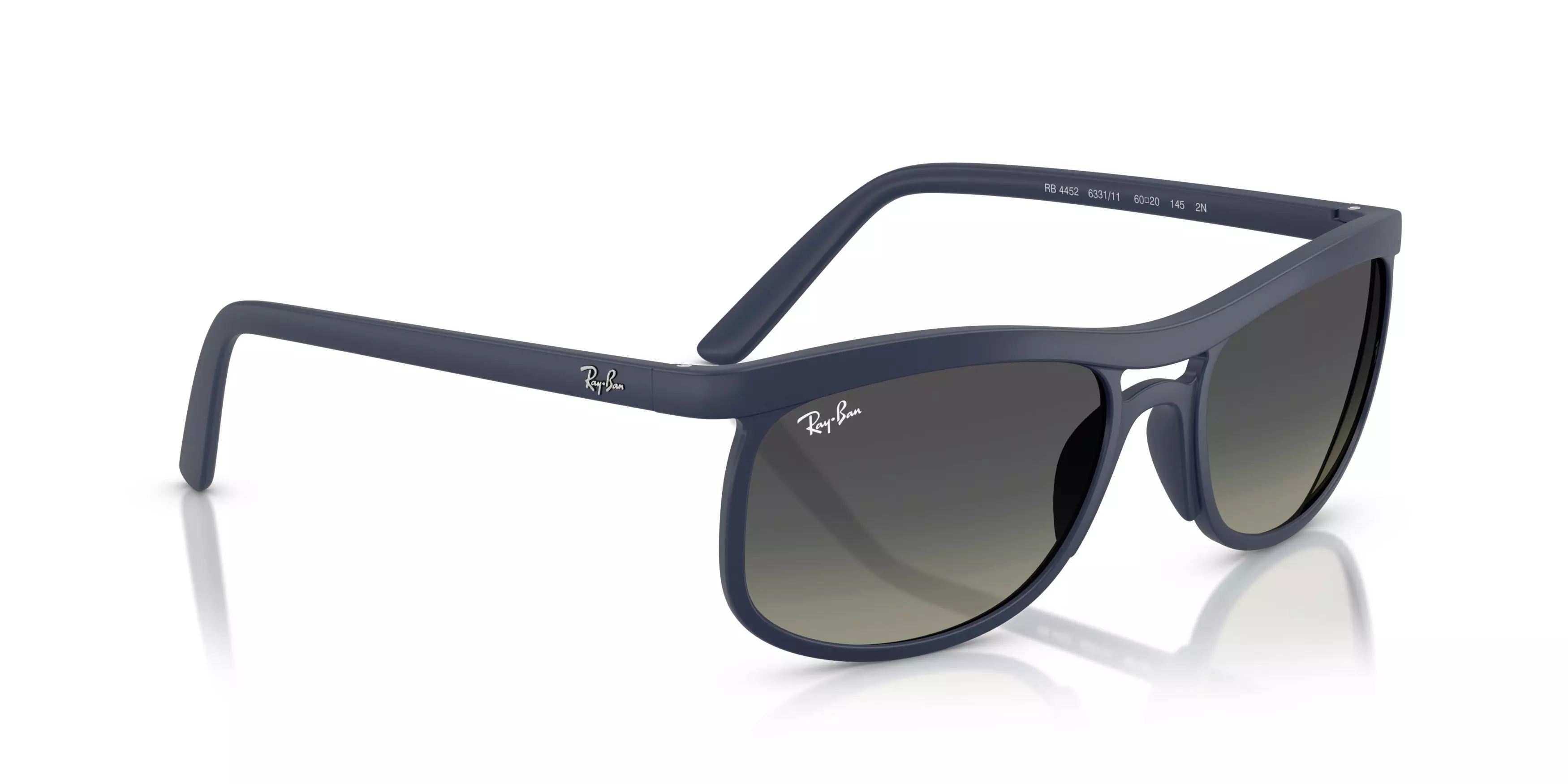 Ray-Ban RB4452 Grey Gradient Sunglasses - Dark Blue - GREY/DARK BLUE