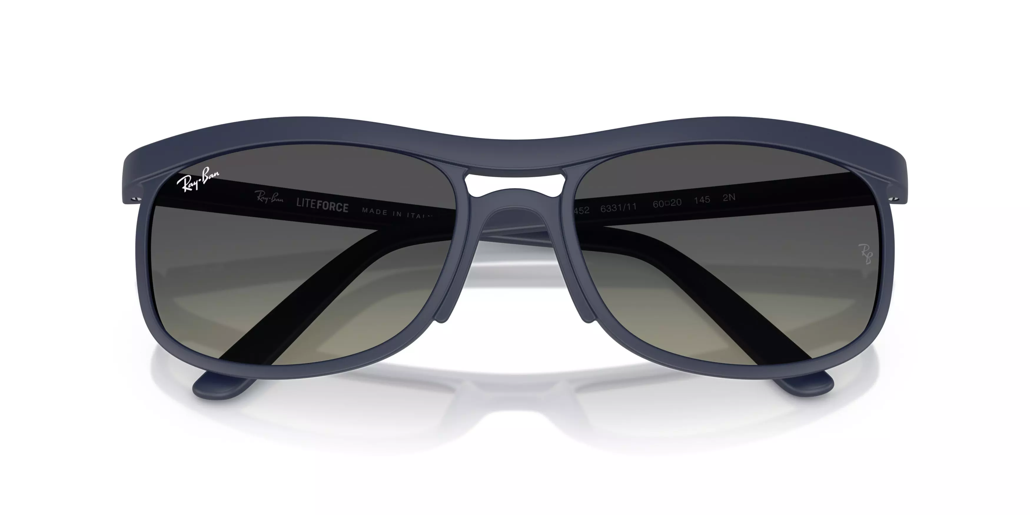 Ray-Ban RB4452 Grey Gradient Sunglasses - Dark Blue - GREY/DARK BLUE