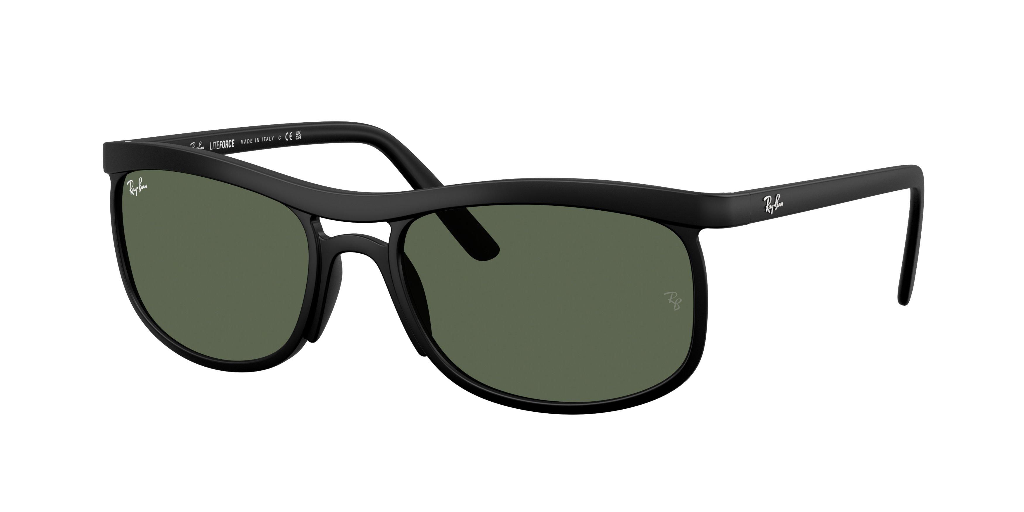 Ray-Ban RB4452 Green Sunglasses - Black - BLACK/GREEN Thumbnail View 1