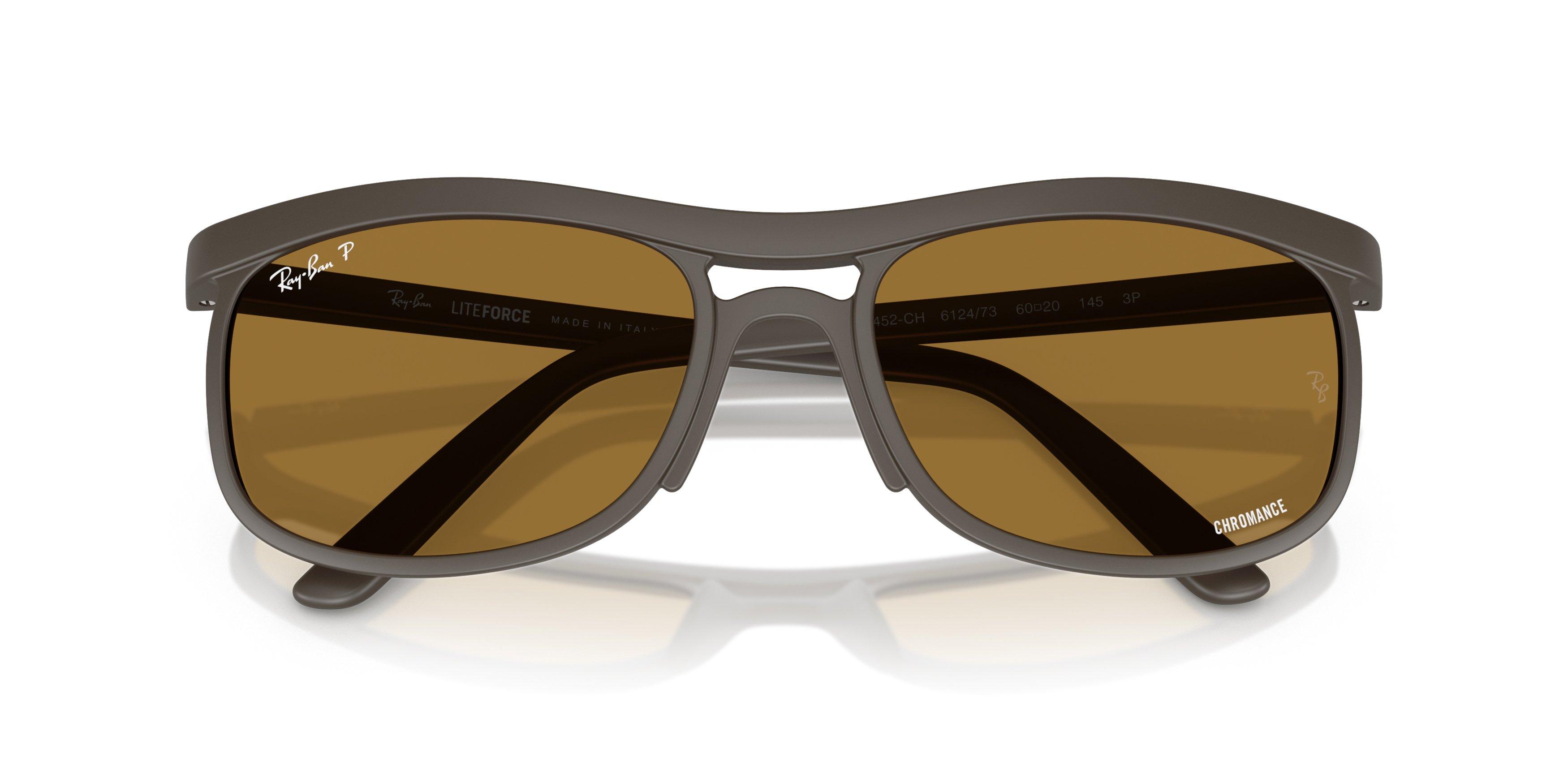 Ray-Ban RB4452CH Brown Polarized Sunglasses - Brown - BROWN Thumbnail View 5