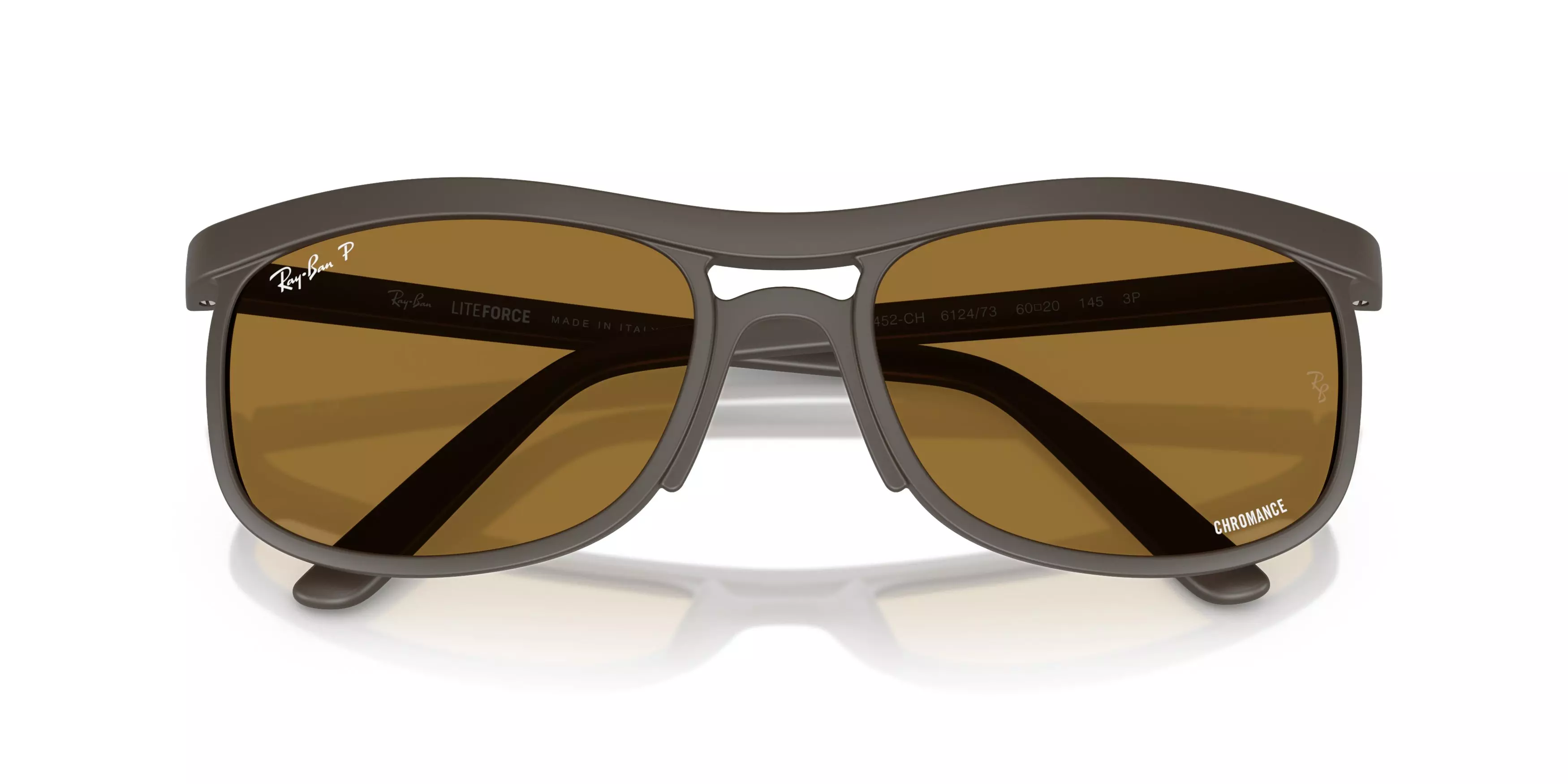 Ray-Ban RB4452CH Brown Polarized Sunglasses - Brown - BROWN