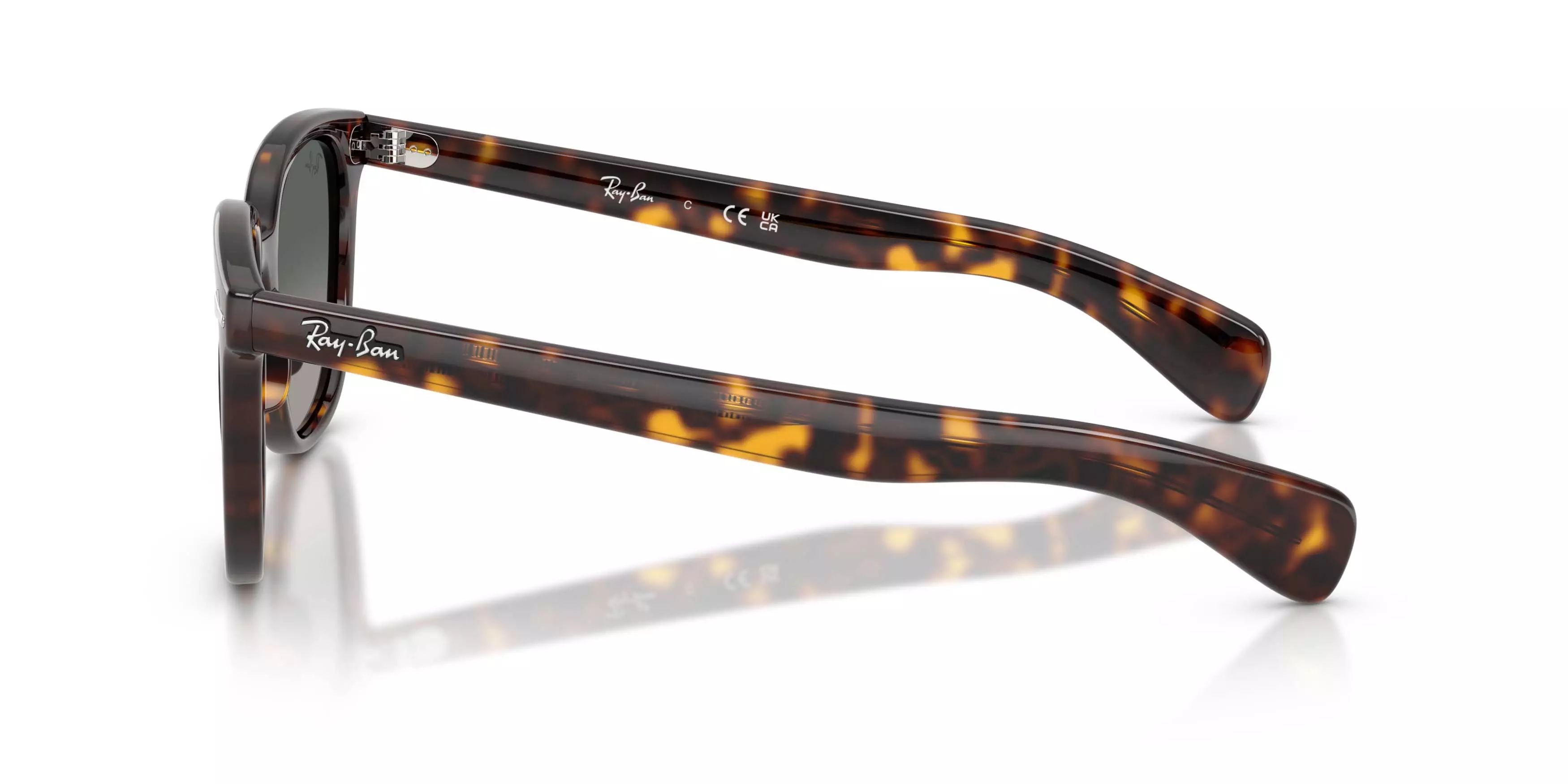 Ray-Ban Brunel II Light Grey Gradient Dark Grey Sunglasses - Havana - BROWN/GREY