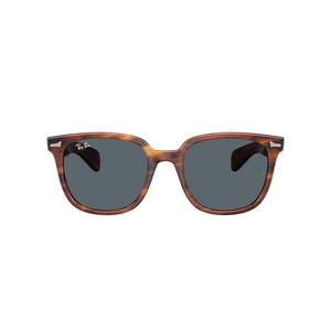Ray-Ban Brunel II Blue Sunglasses - Striped Havana - BROWN/BLUE