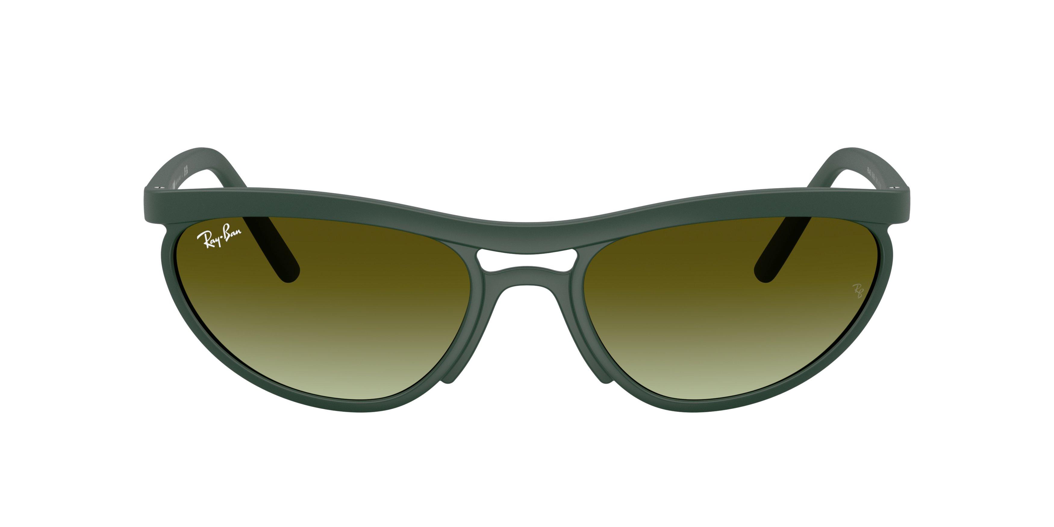 Ray-Ban RB4453 Green Gradient Sunglasses - Green - GREEN Thumbnail View 3
