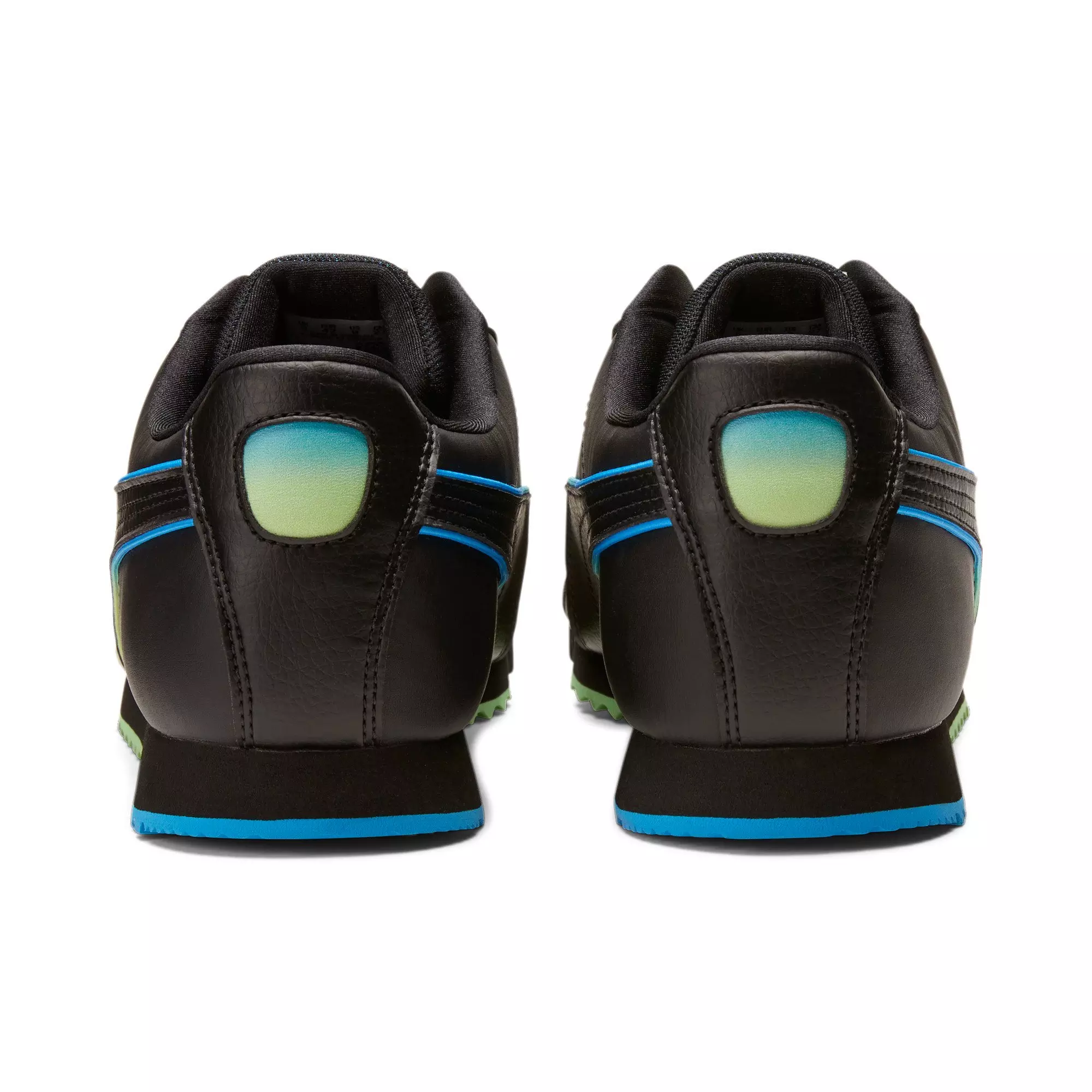 PUMA Roma Basic "Black/Green/Blue" Men's Shoe - BLACK