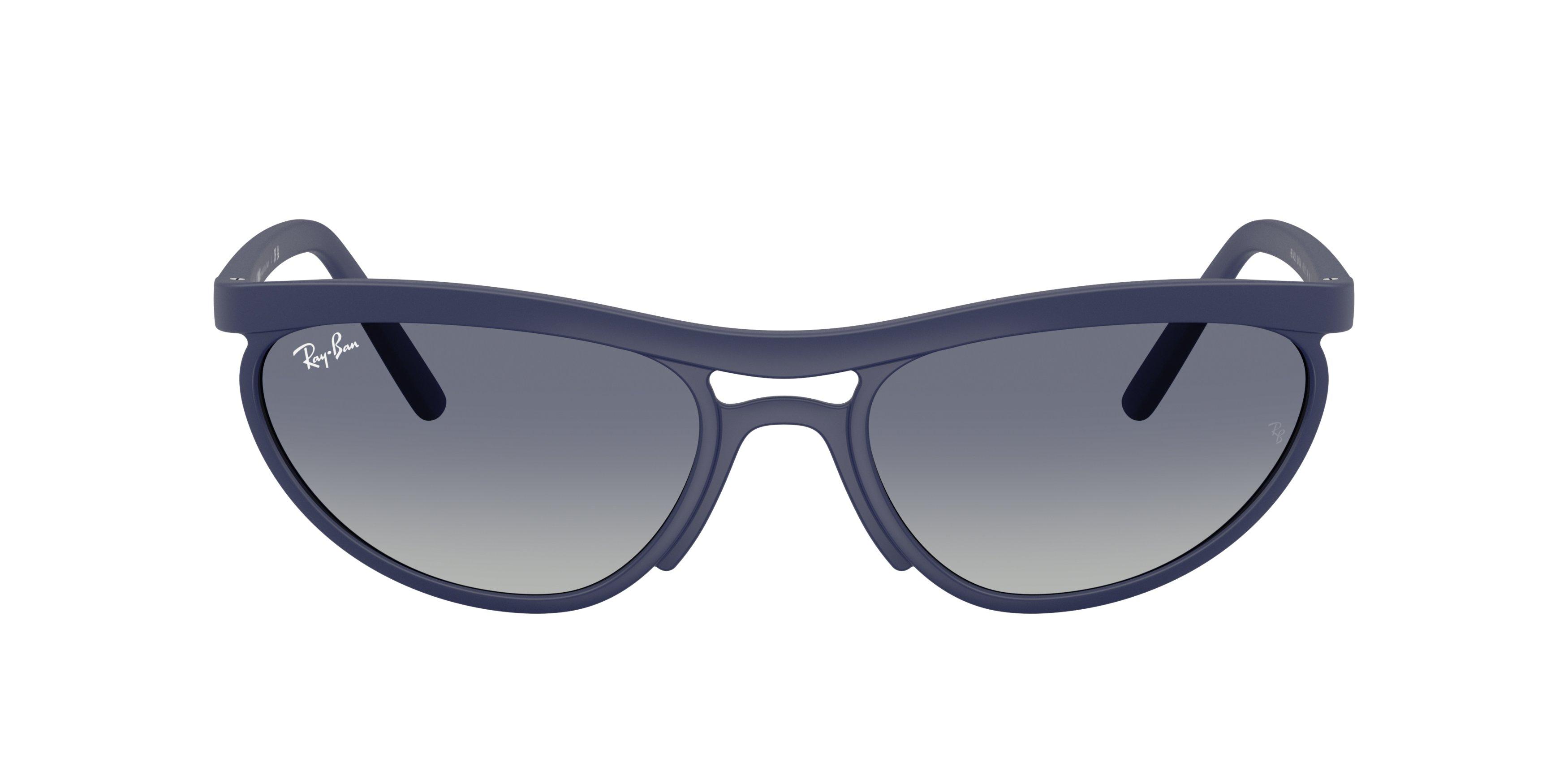 Ray-Ban RB4453 Grey Gradient Sunglasses - Blue - BLUE/GREY Thumbnail View 3
