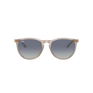 Ray-Ban Erika Classic Light Grey Gradient Dark Blue Sunglasses - Transparent Light Brown - BROWN/GREY