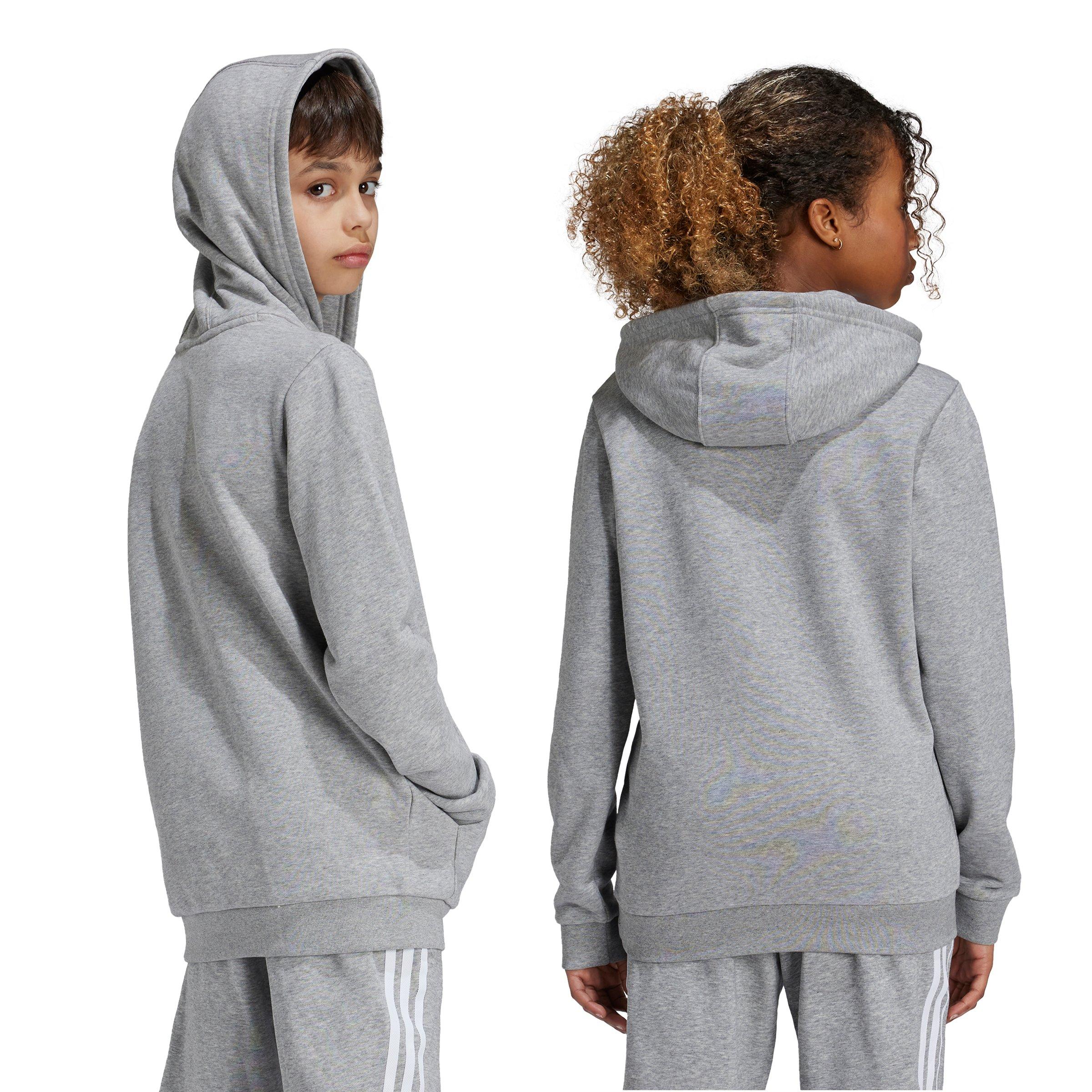 adidas Originals Trefoil Big Kids' Grey Hoodie