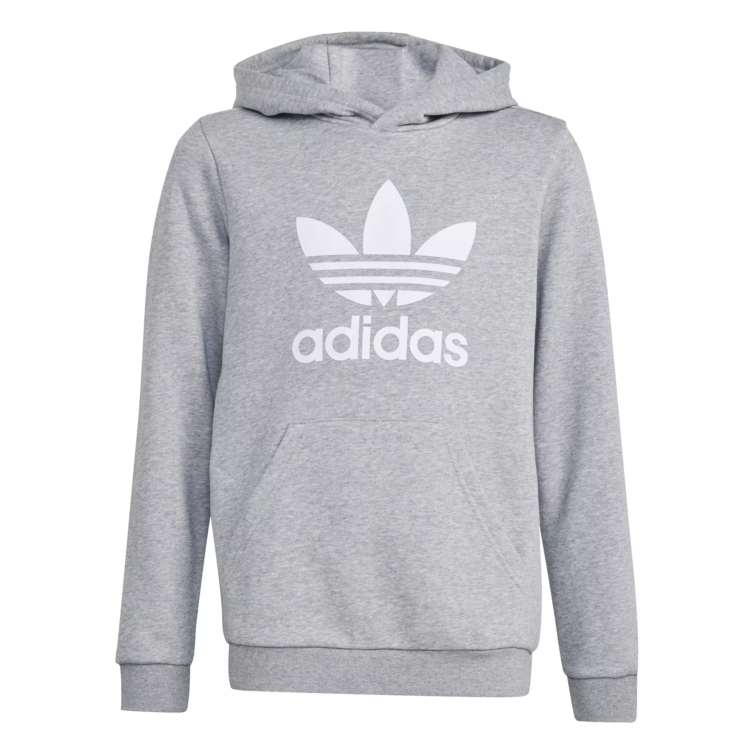 adidas Originals Big Kids' Trefoil Hoodie - Grey - GREY
