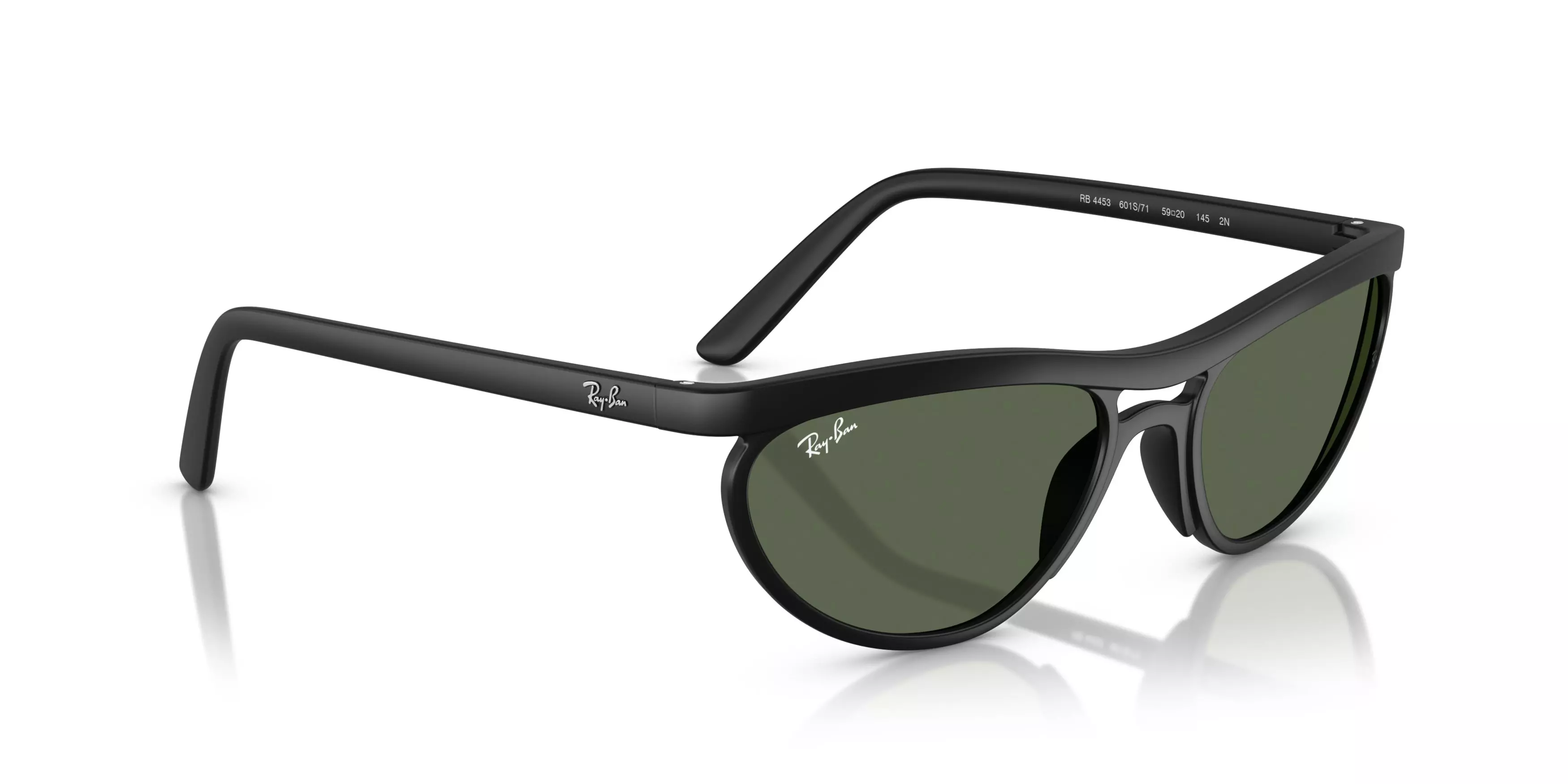 Ray-Ban RB4453 Green Sunglasses - Black - BLACK/GREEN