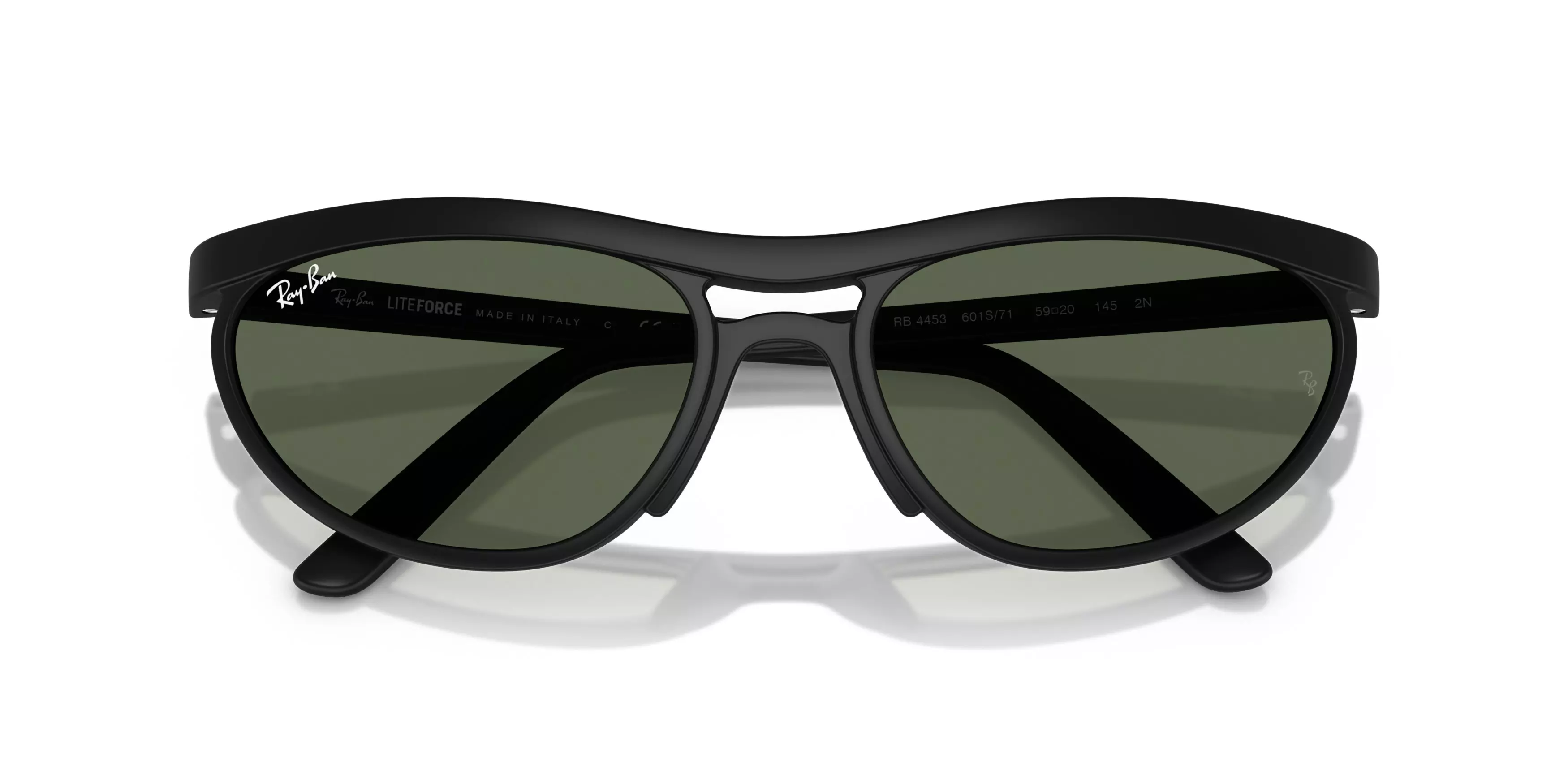 Ray-Ban RB4453 Green Sunglasses - Black - BLACK/GREEN