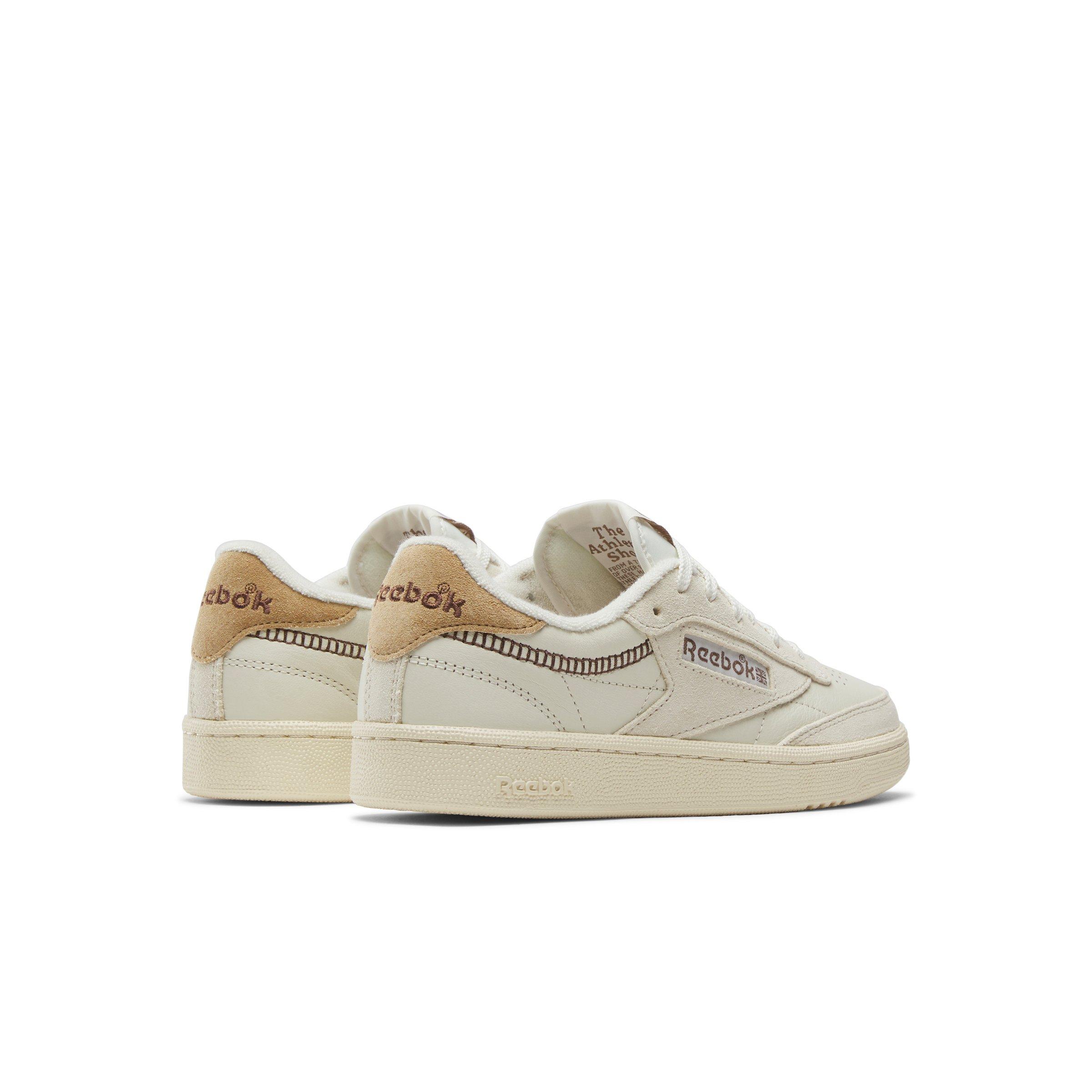 Reebok Club C 85 Vintage "Off White/Brown/Tan" Women's Shoe - OFF WHITE/BROWN/TAN Thumbnail View 3