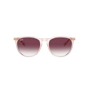 Ray-Ban Erika Classic Transparent Dark Purple Gradient Sunglasses - Transparent Pink - PINK/PURPLE