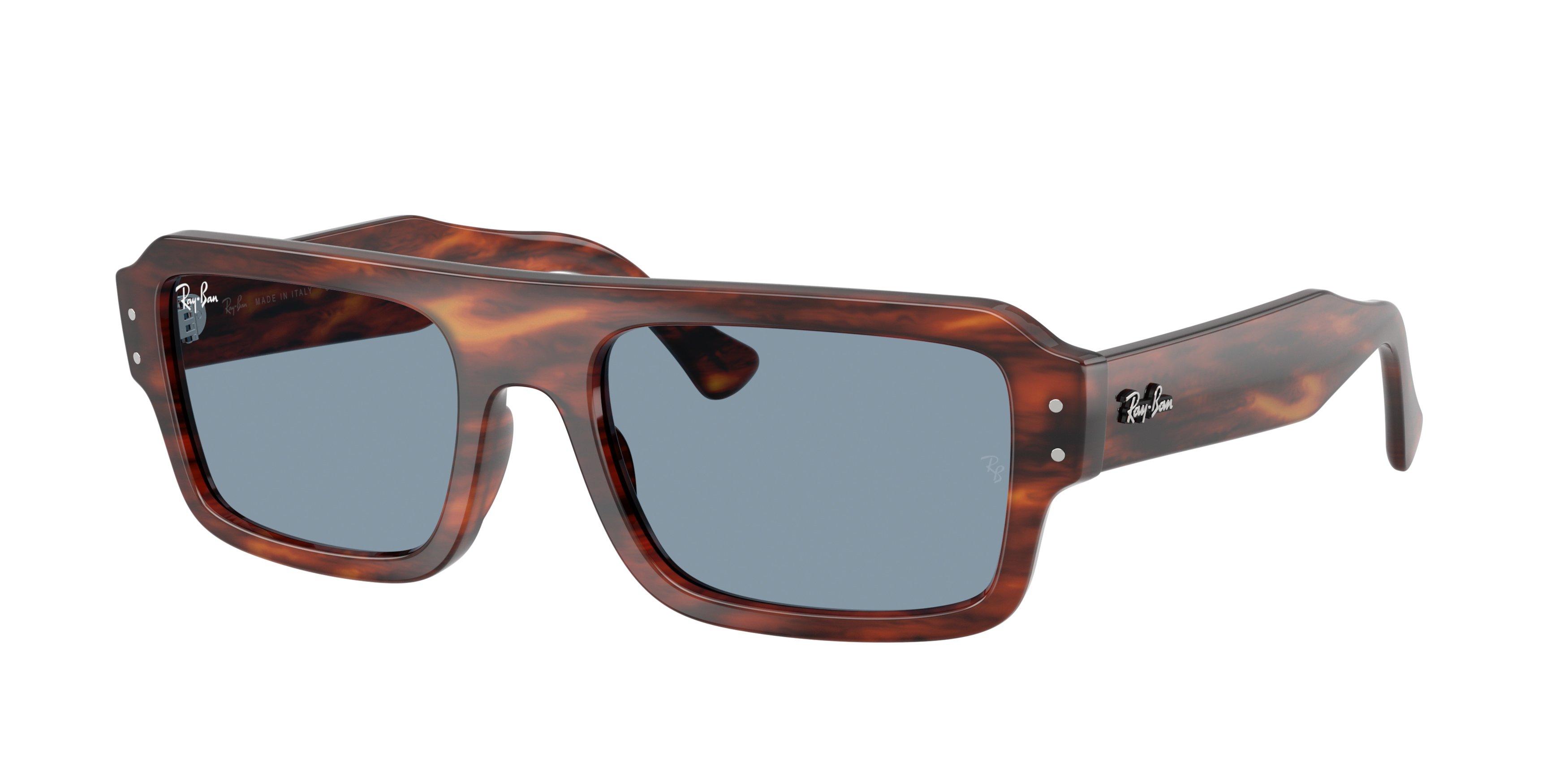 Ray-Ban Lukas Blue Sunglasses - Brown - BROWN/BLUE Thumbnail View 1