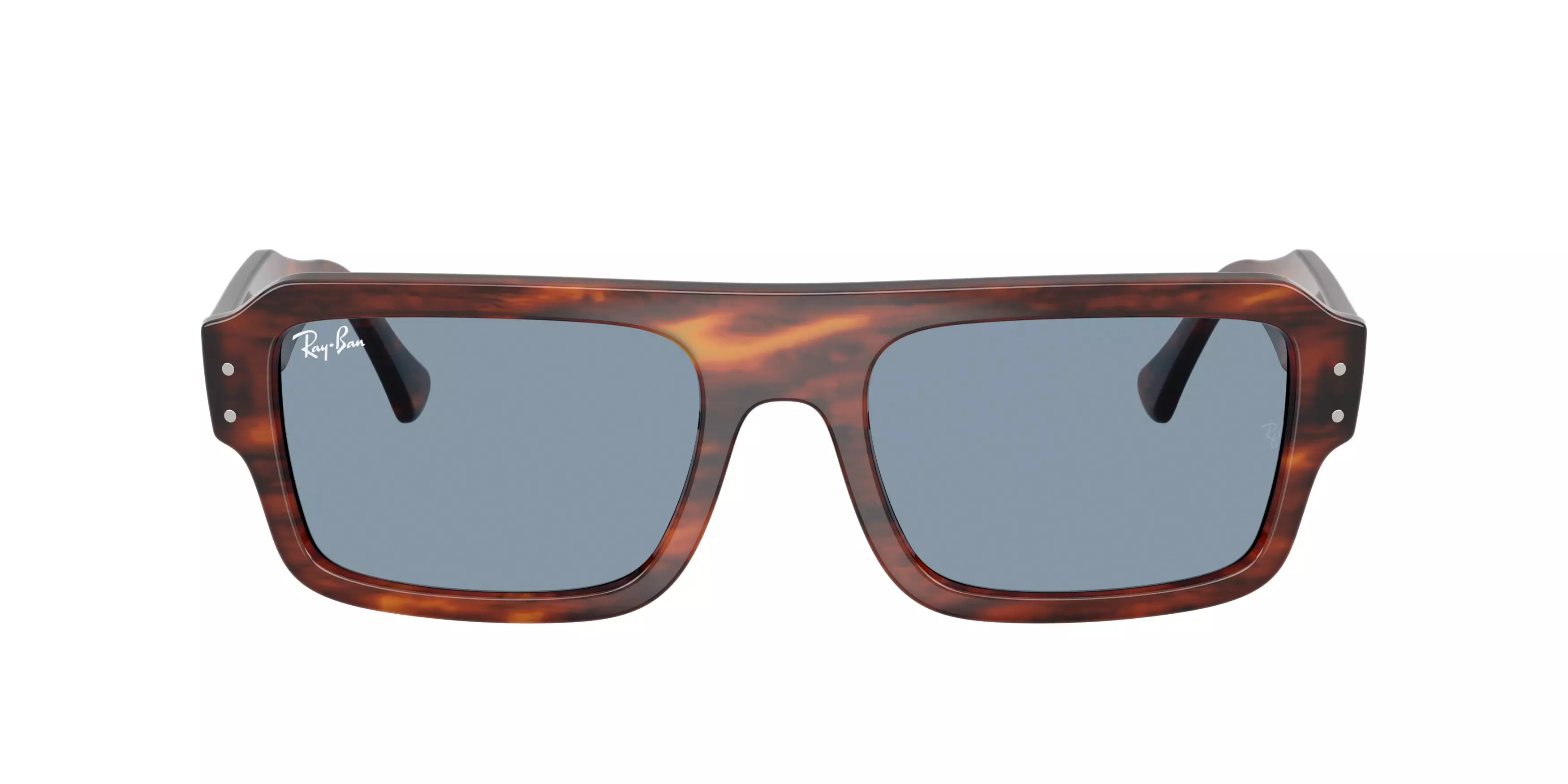 Ray-Ban Lukas Blue Sunglasses - Brown - BROWN/BLUE