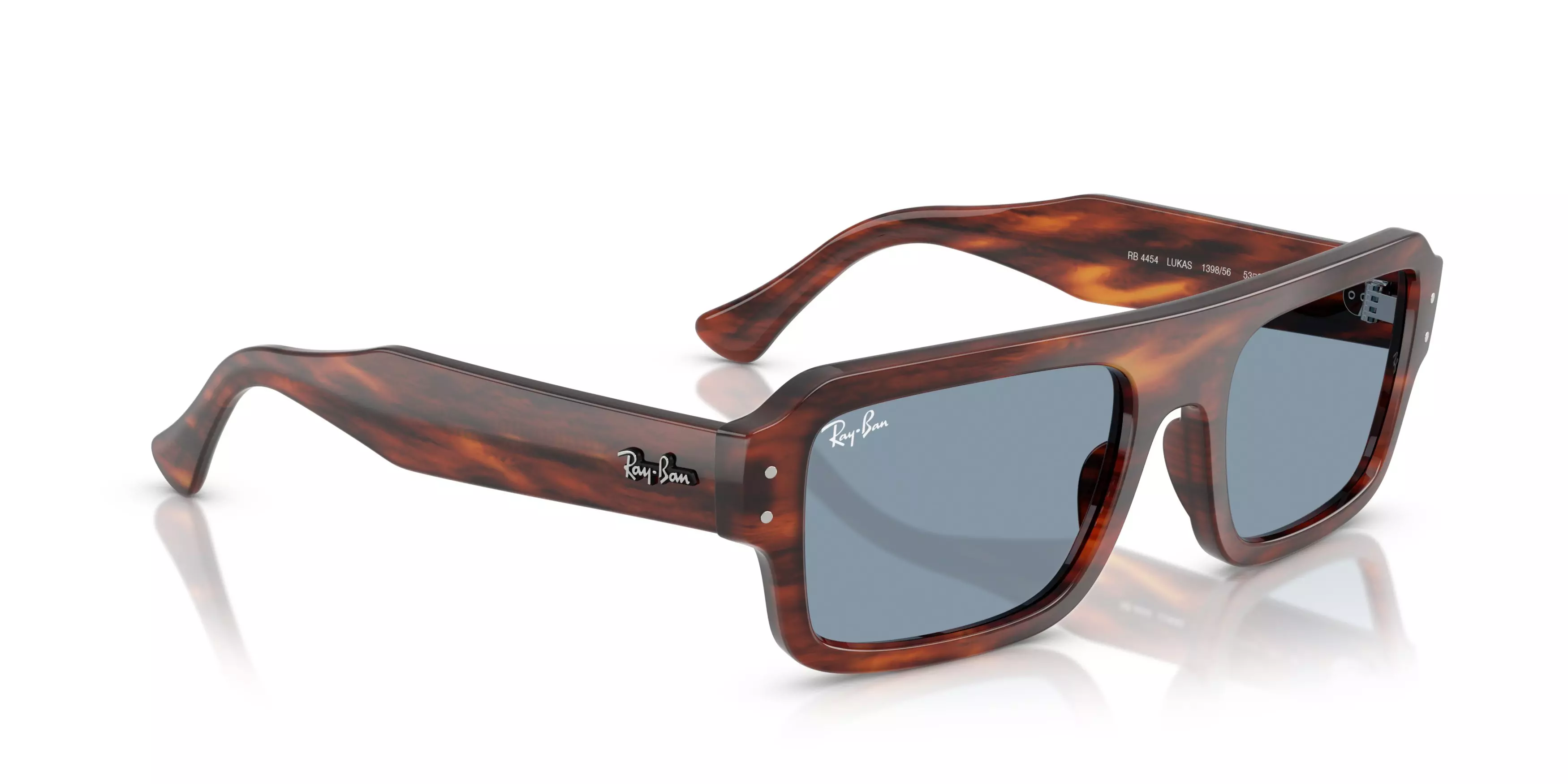 Ray-Ban Lukas Blue Sunglasses - Brown - BROWN/BLUE