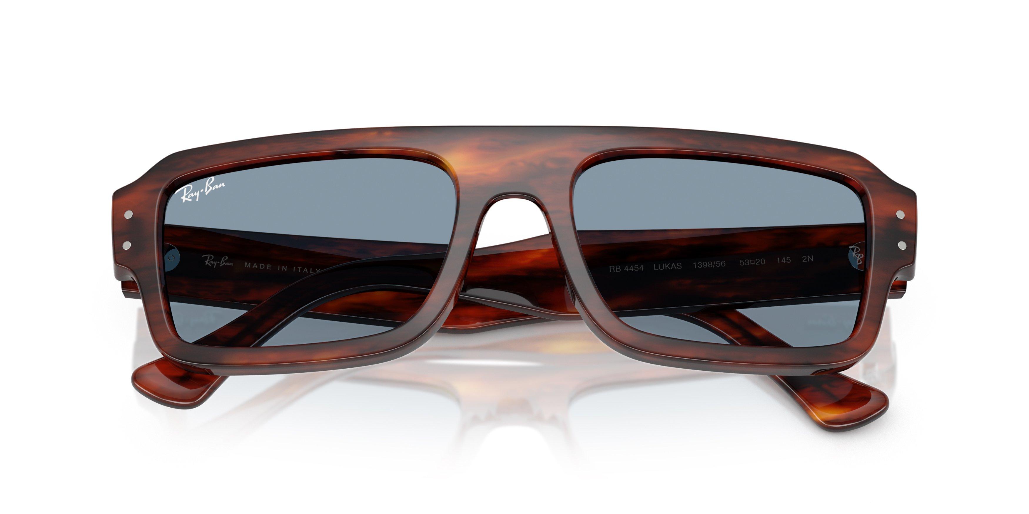 Ray-Ban Lukas Blue Sunglasses - Brown - BROWN/BLUE Thumbnail View 5