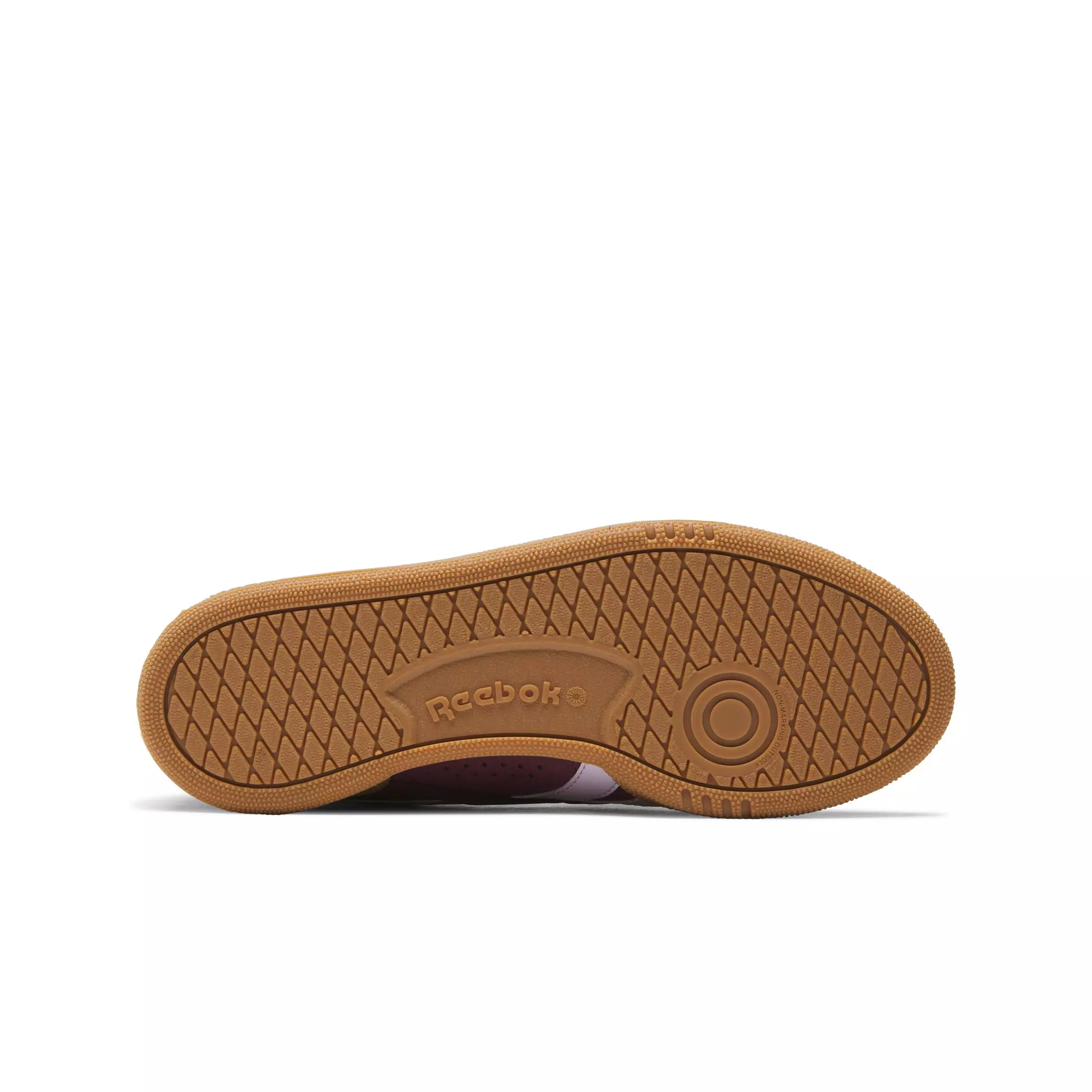 Reebok Club C Grounds UK "Maroon/Light Purple/Gum" Women's Shoe - MAROON/LT PURPLE/GUM