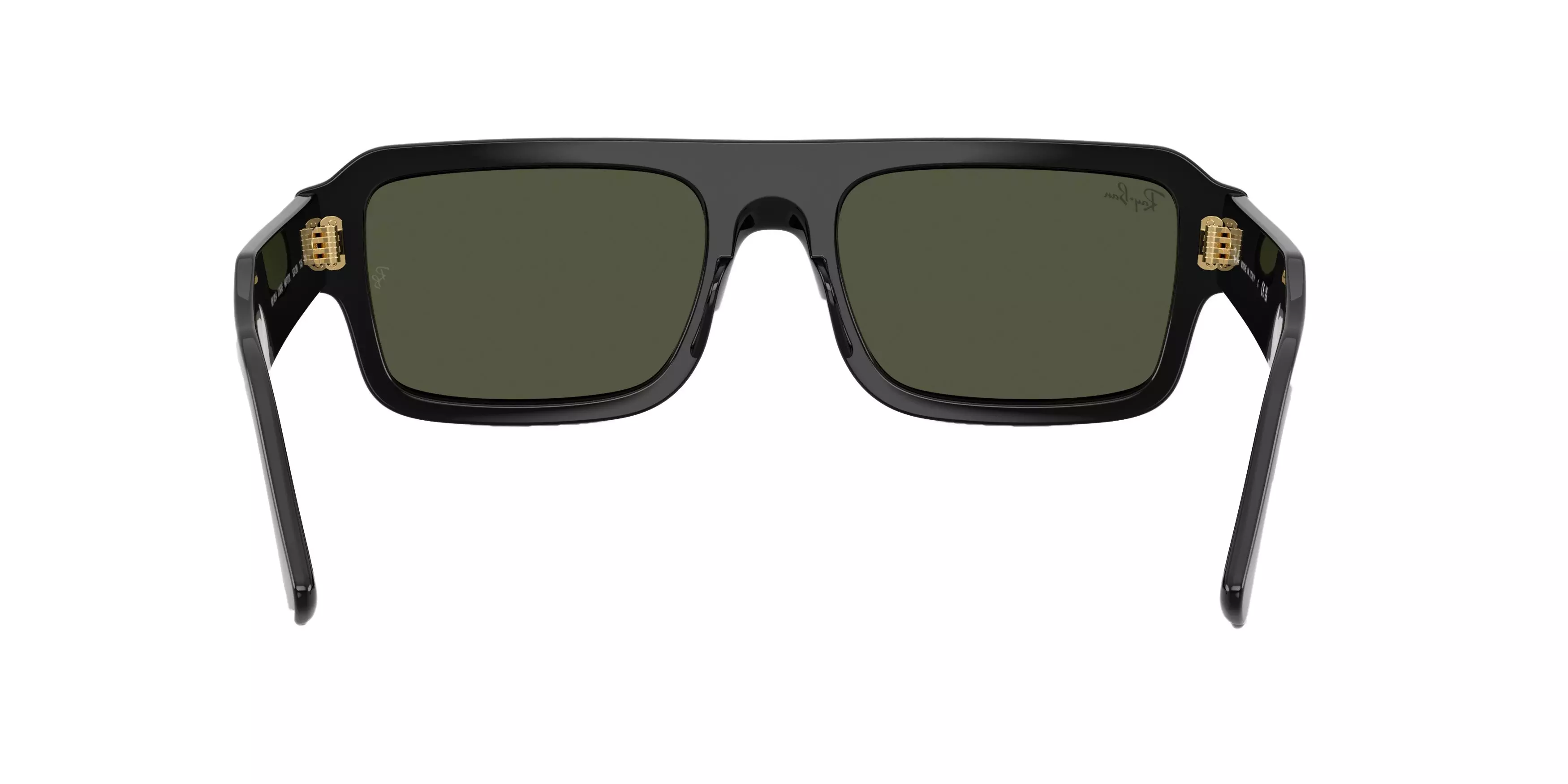 Ray-Ban Lukas Green Sunglasses - Black - BLACK/GREEN