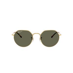 Ray-Ban Jack Green Polarized Sunglasses - Polished Arista Gold - GOLD/GREEN