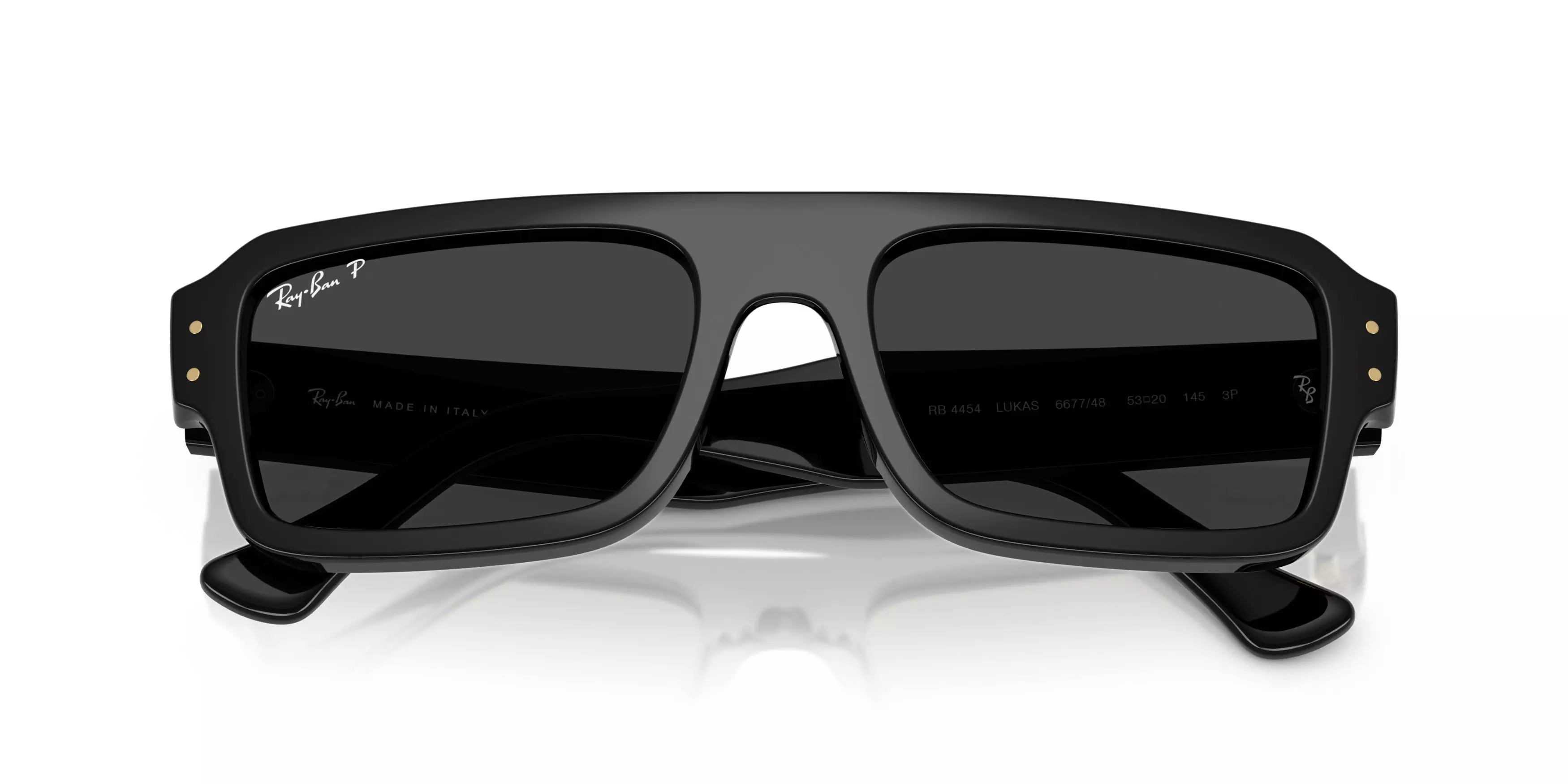Ray-Ban Lukas Grey Sunglasses - Black - BLACK/GREY