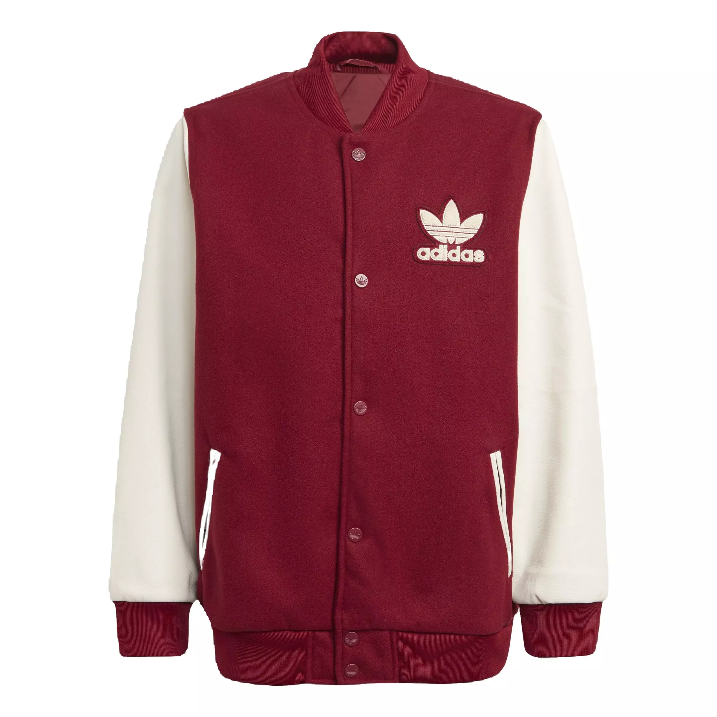 adidas Big Girls' Adicolor Collegiate Jacket - Red - RED