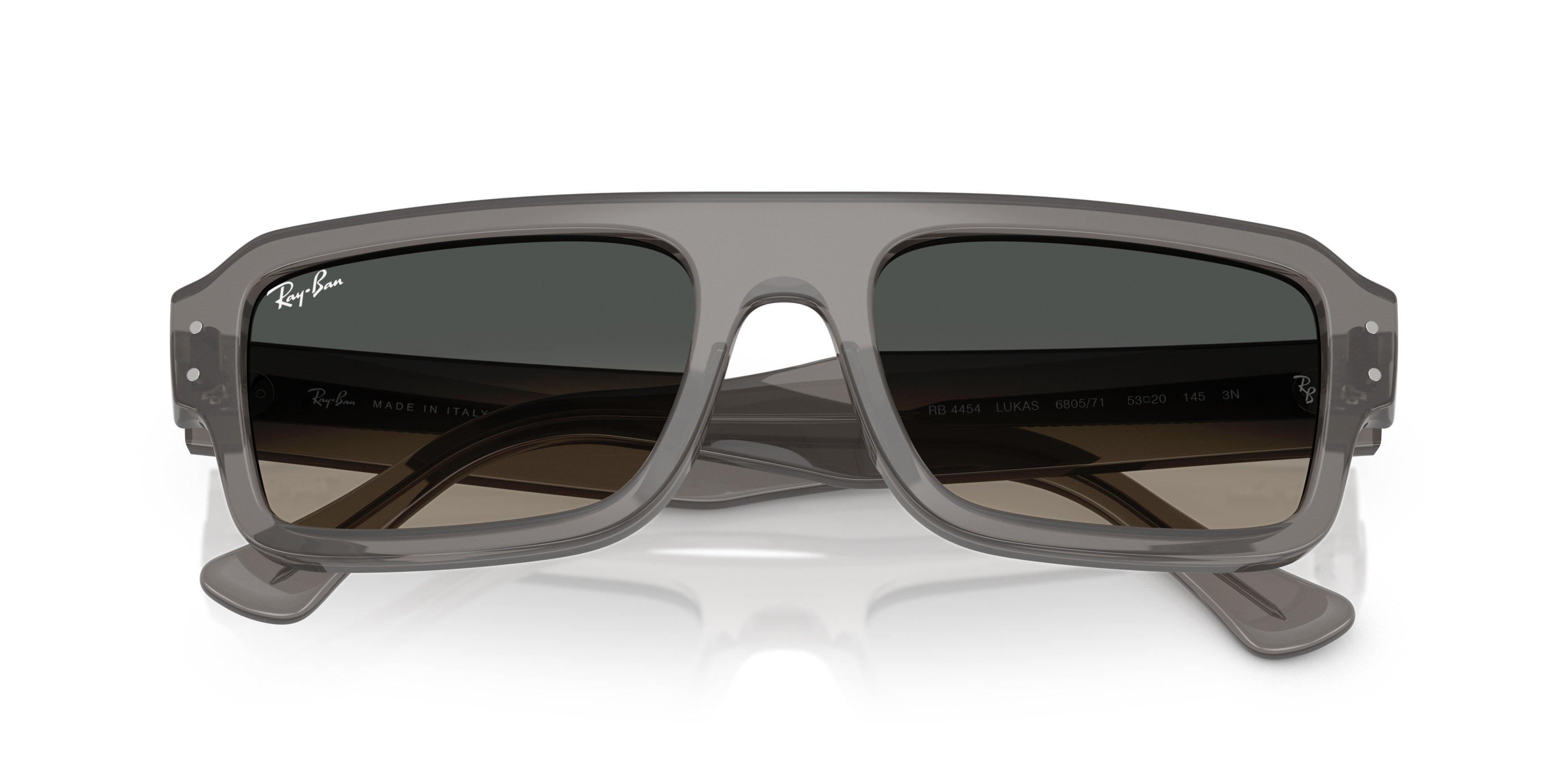Ray-Ban Lukas Grey Gradient Sunglasses - Grey - GREY Thumbnail View 5