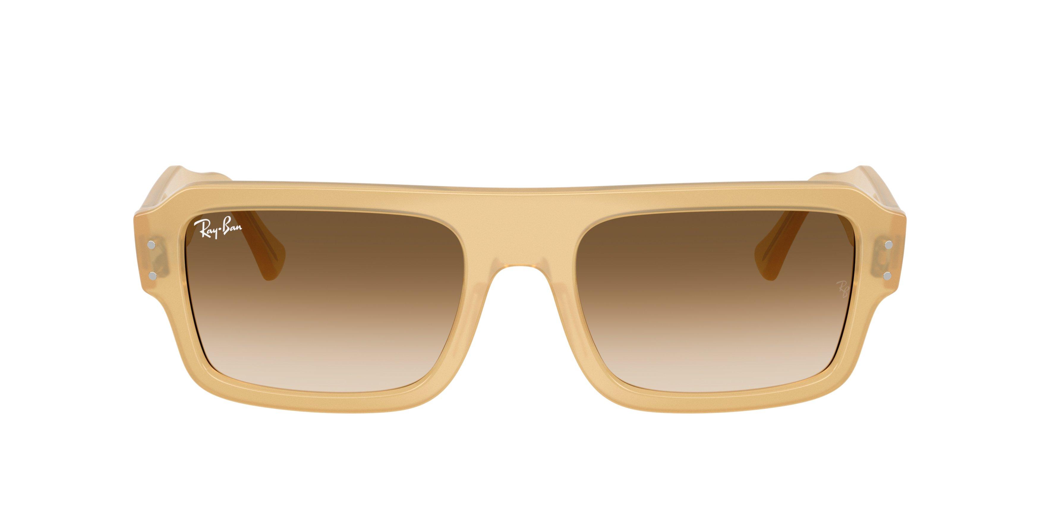 Ray-Ban Lukas Brown Gradient Sunglasses - Brown - LT BROWN Thumbnail View 3