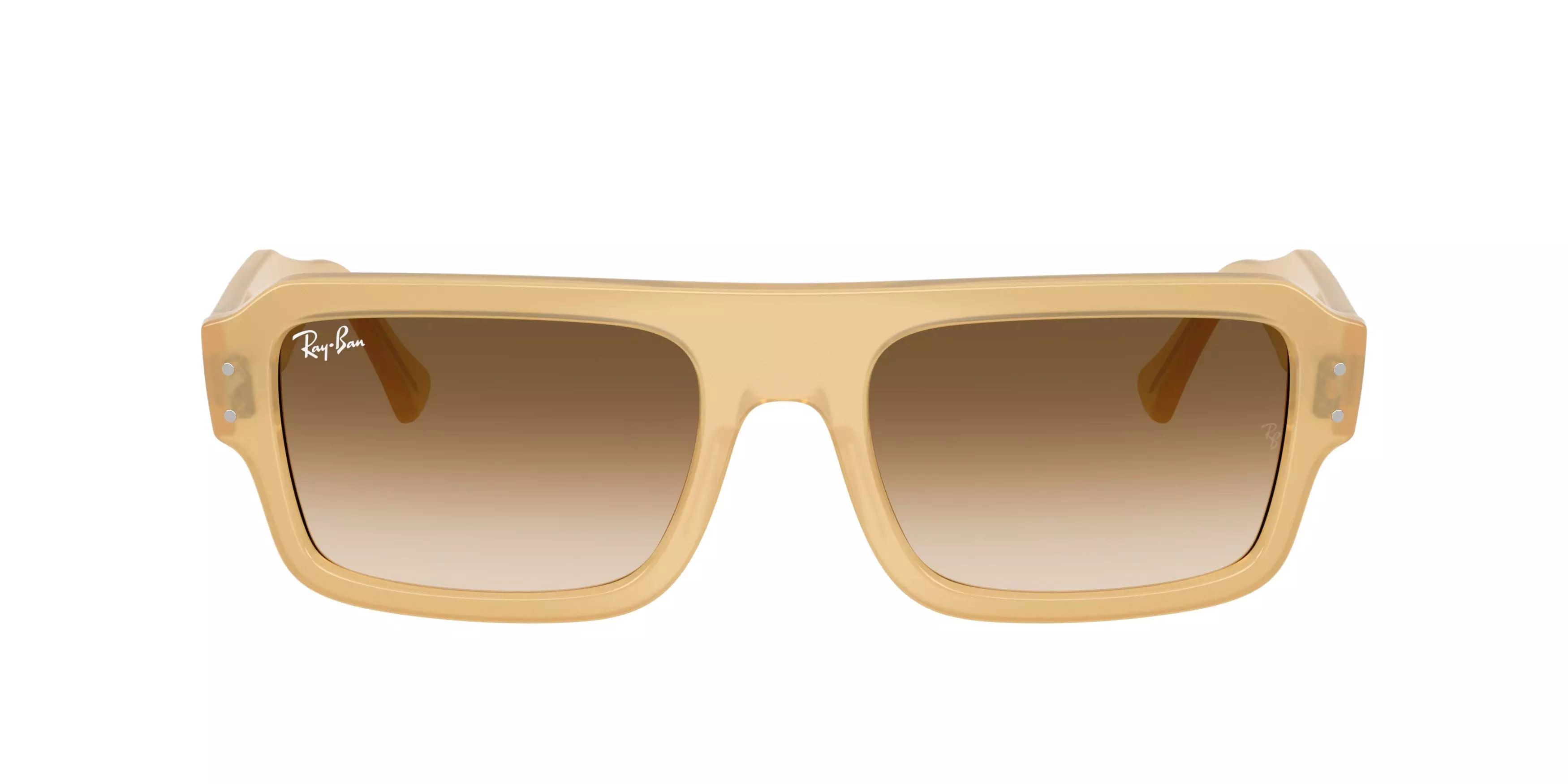 Ray-Ban Lukas Brown Gradient Sunglasses - Brown - LT BROWN