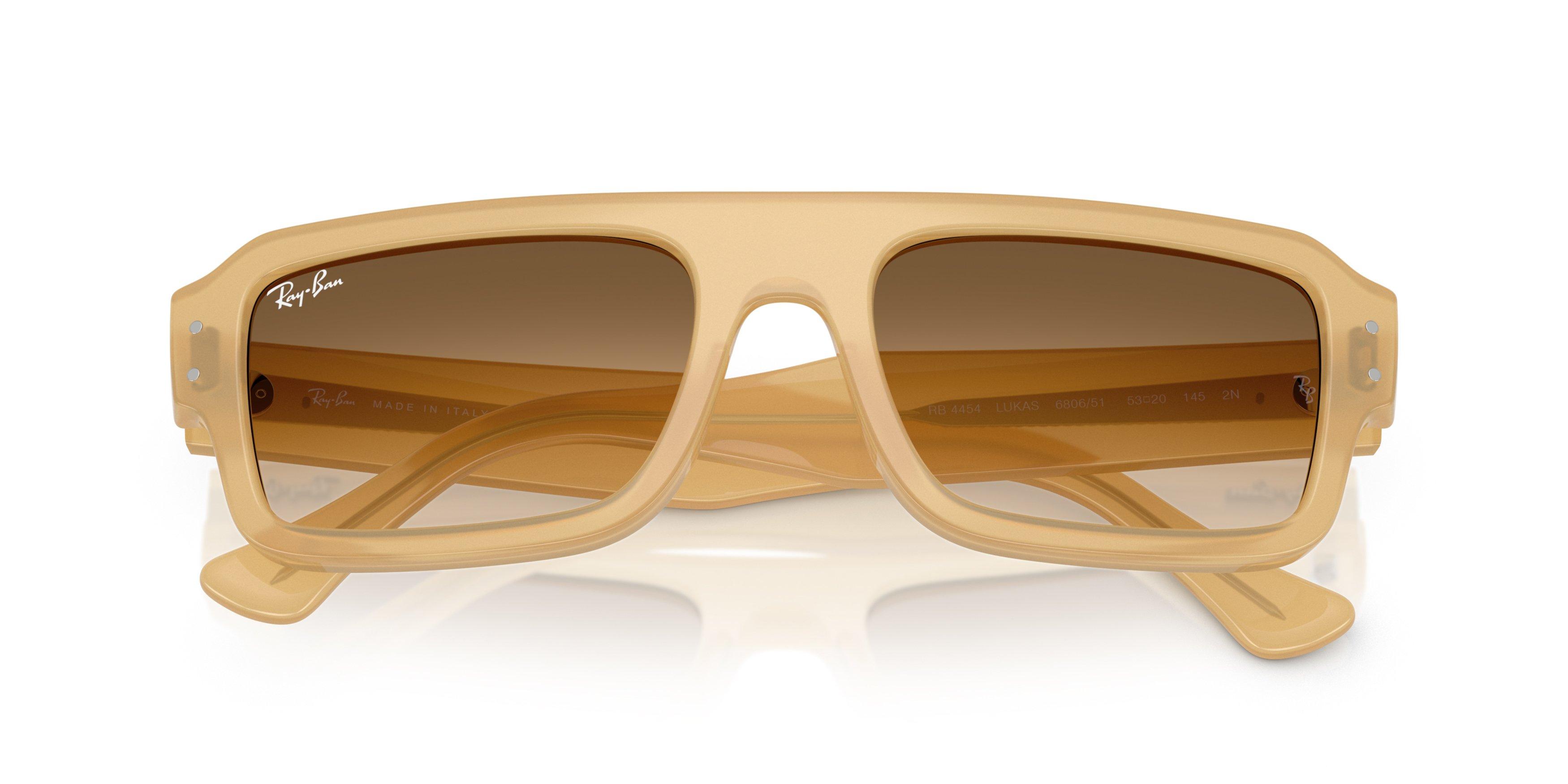 Ray-Ban Lukas Brown Gradient Sunglasses - Brown - LT BROWN Thumbnail View 5