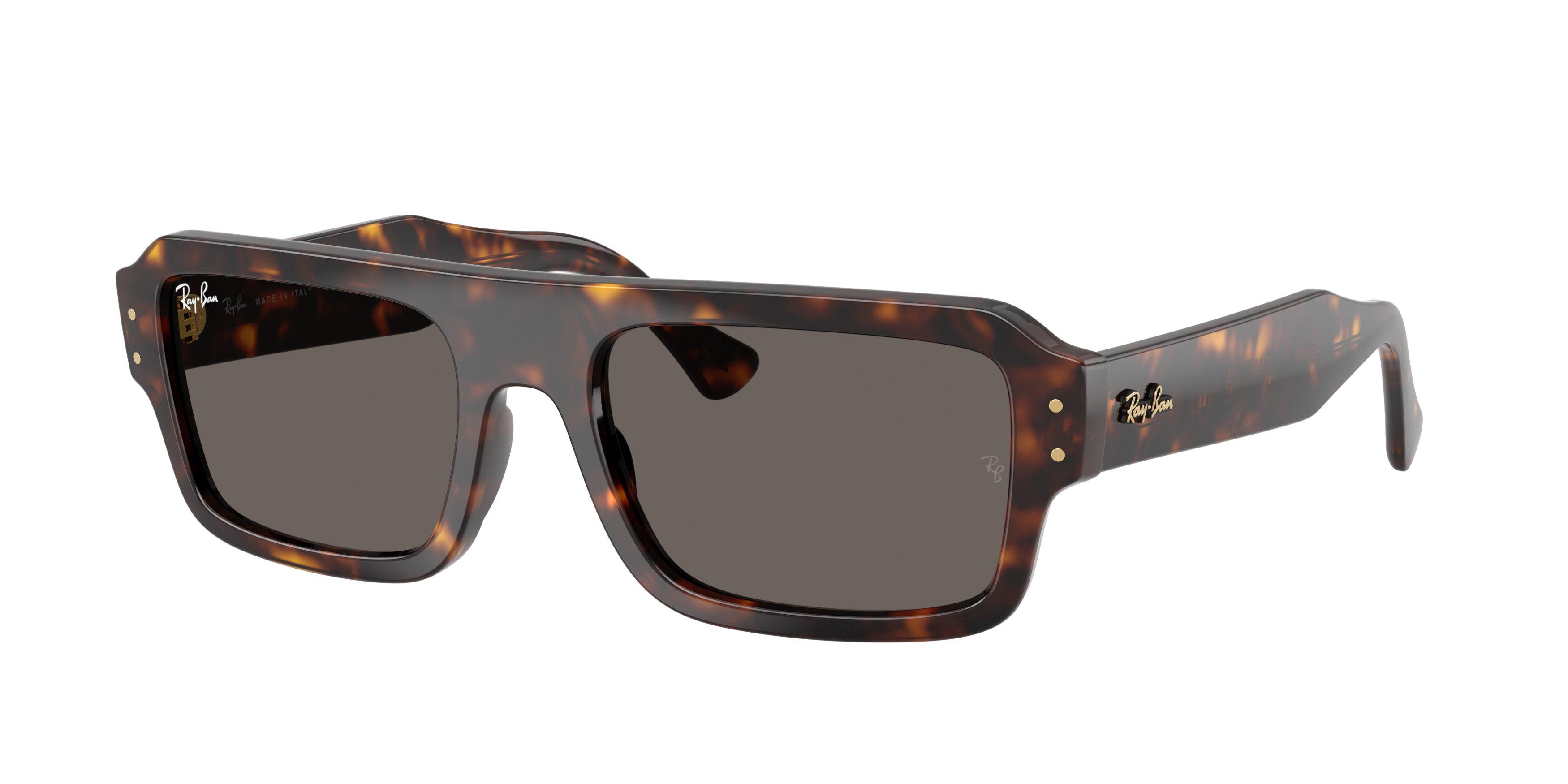 Ray-Ban Lukas Grey Sunglasses - Brown - BROWN/GREY Thumbnail View 1
