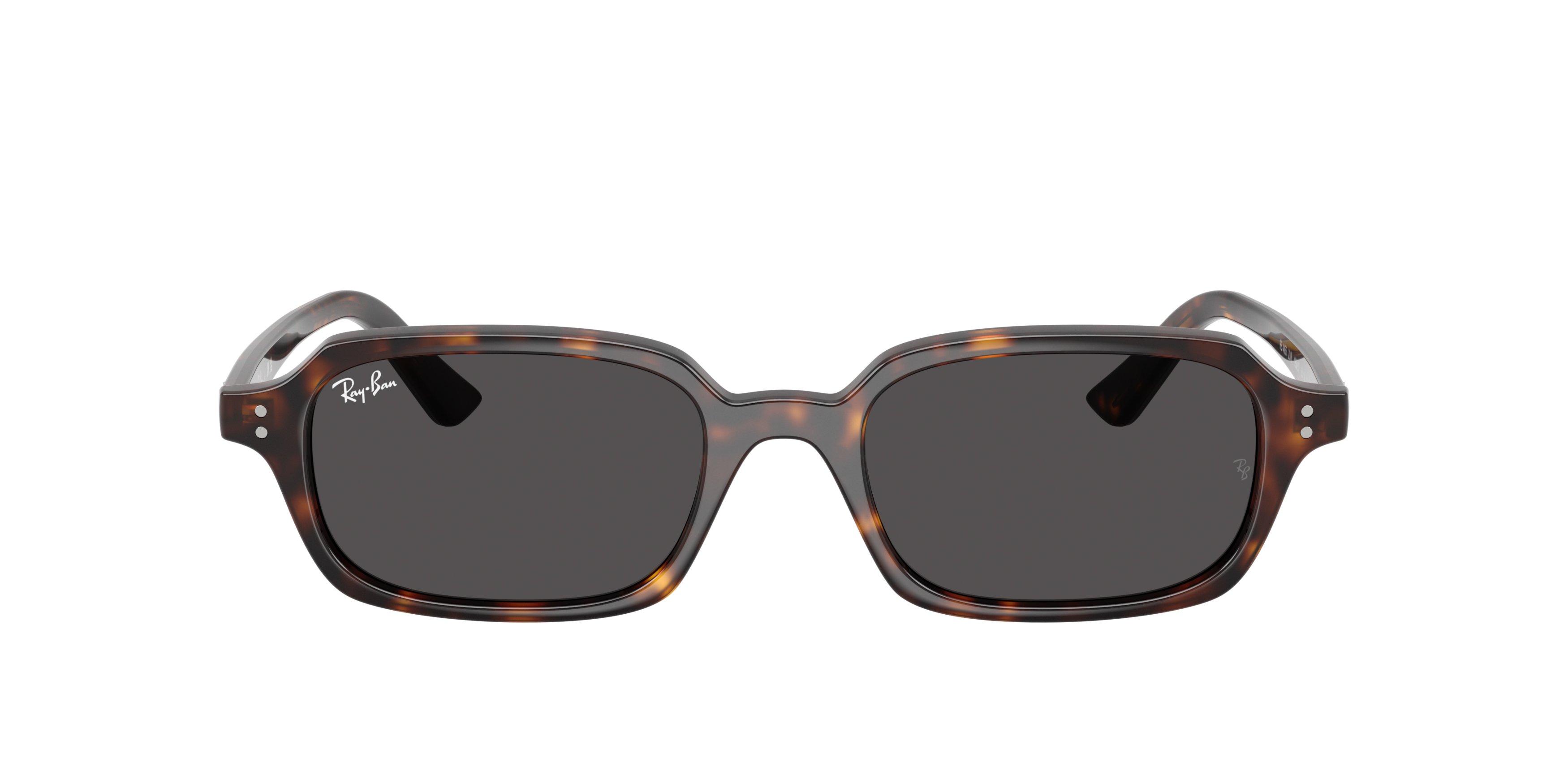 Ray-Ban Zuri Grey Sunglasses - Brown - BROWN/GREY Thumbnail View 3