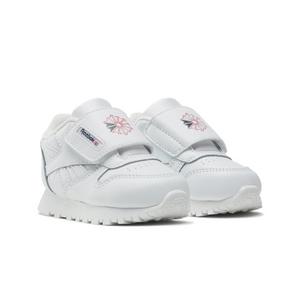 Reebok Classic Leather "White/White/Grey" Infant Boys' Shoe