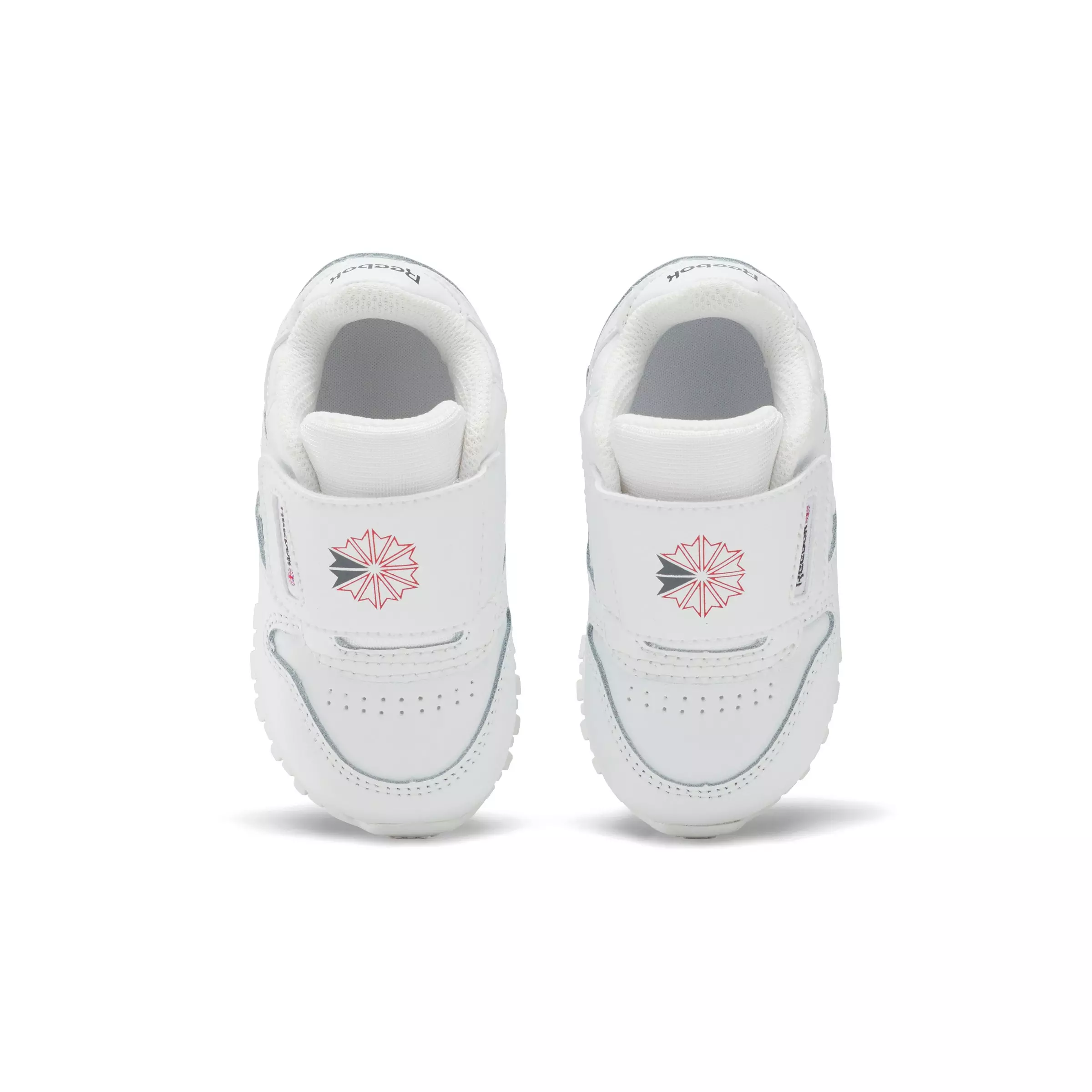 Reebok Classic Leather "White/White/Grey" Infant Boys' Shoe - WHITE/WHITE/GREY