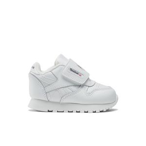 Reebok Classic Leather "White/White/Grey" Infant Boys' Shoe