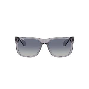 Ray-Ban Justin Classic Light Grey Gradient Dark Blue Sunglasses - Transparent Grey - GREY/BLUE