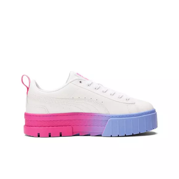 Enajenar Evaluación alias PUMA Mayze Fade "White-Luminous Pink-Elektro Purple" Women's Sneaker