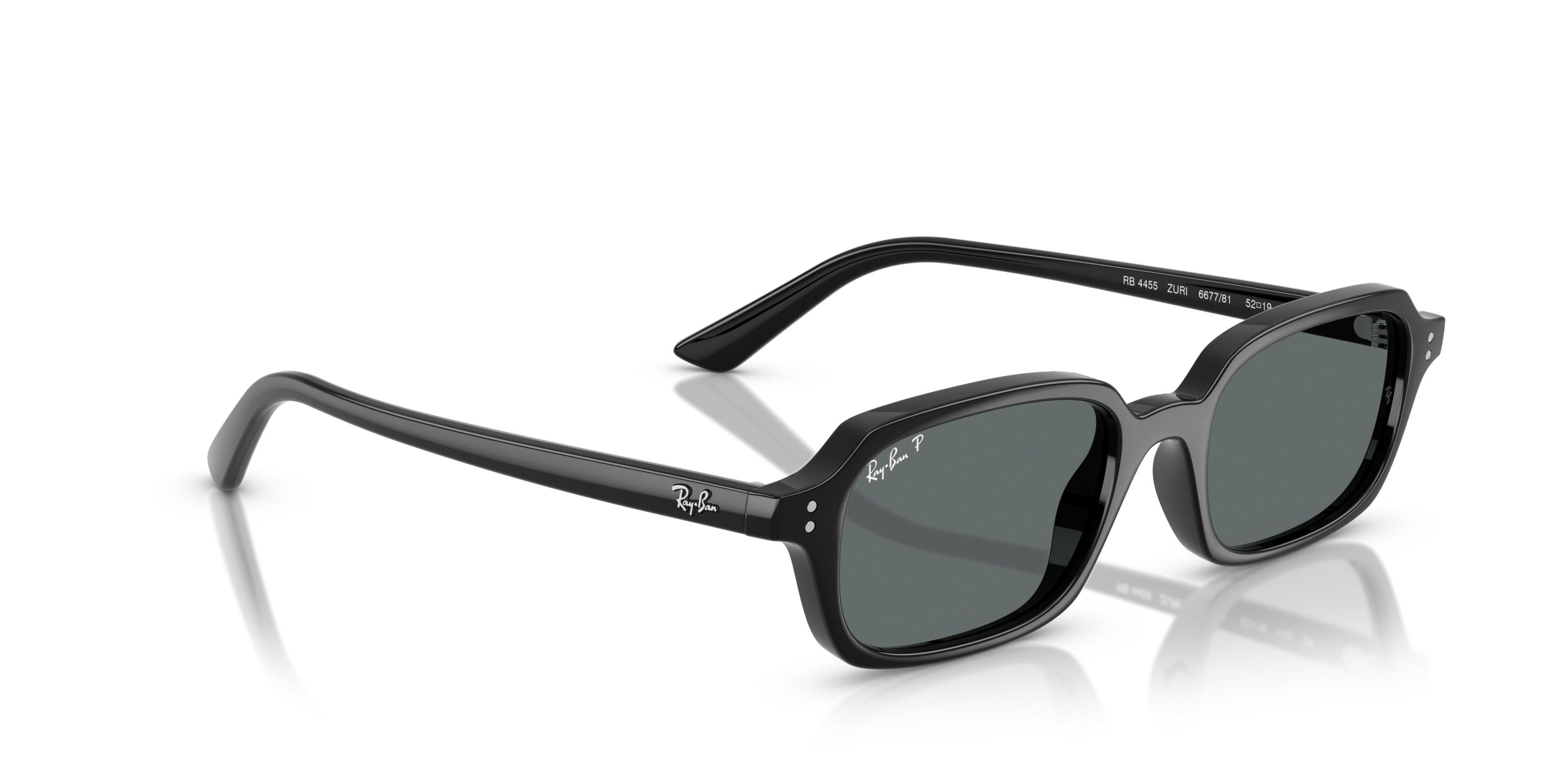 Ray-Ban Zuri Grey Sunglasses - Black - BLACK/GREY Thumbnail View 4