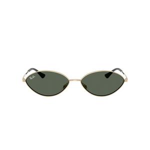 Ray-Ban Kai Bio-Based Dark Green Sunglasses - Pale Gold - GOLD/GREEN