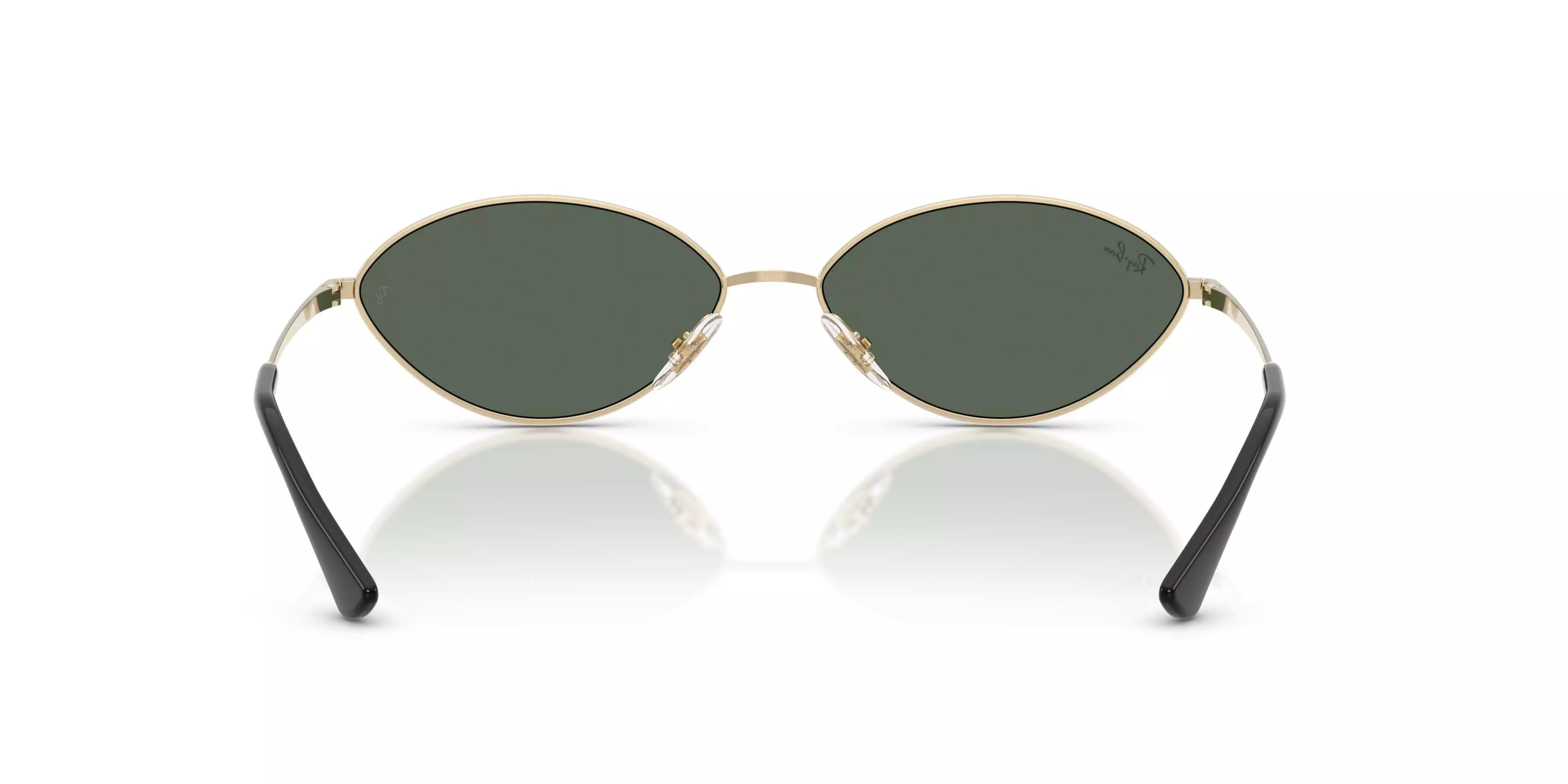 Ray-Ban Kai Bio-Based Dark Green Sunglasses - Pale Gold - GOLD/GREEN